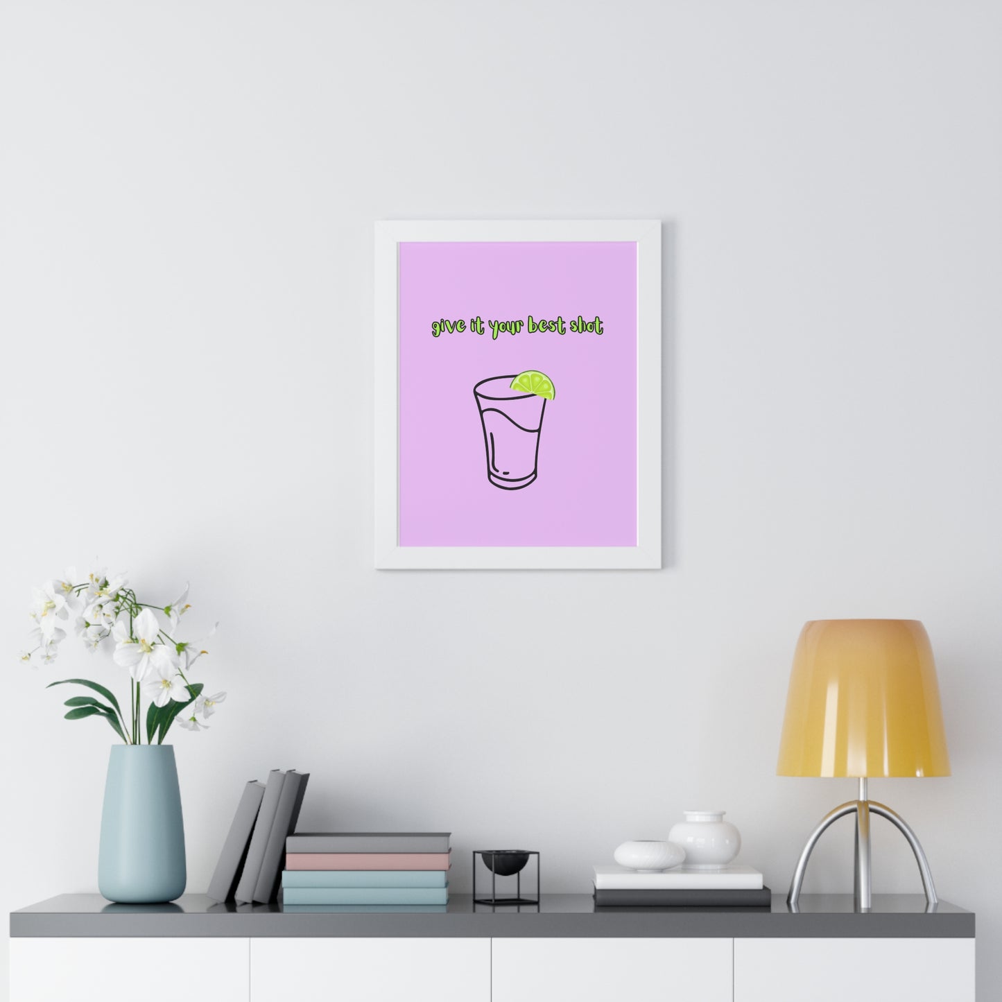 Framed Vertical Poster