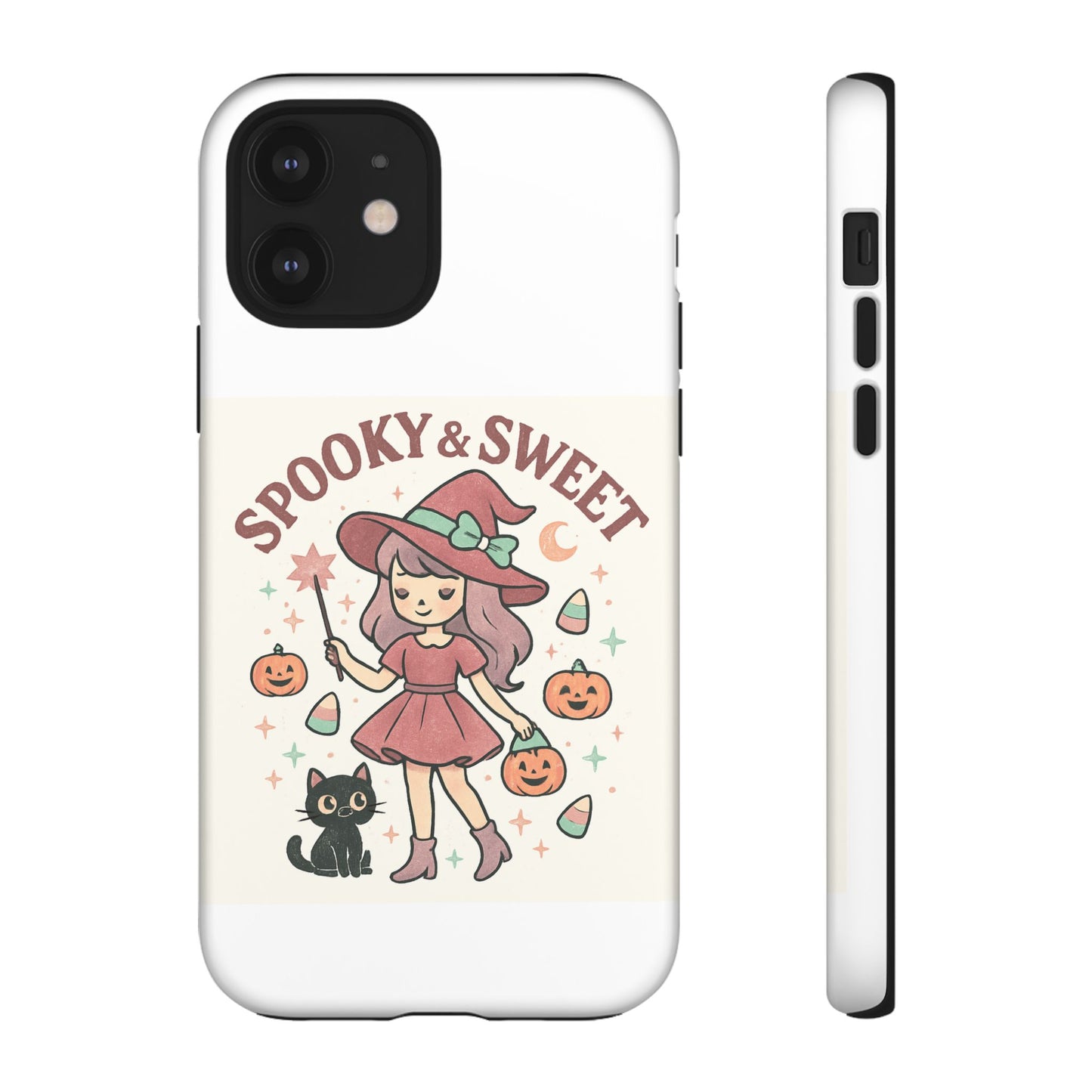 Cute Halloween Phone Case - Spooky & Sweet Design, Fall Accessories, Witchy Decor, Gifts for Her, Cute Phone Cover