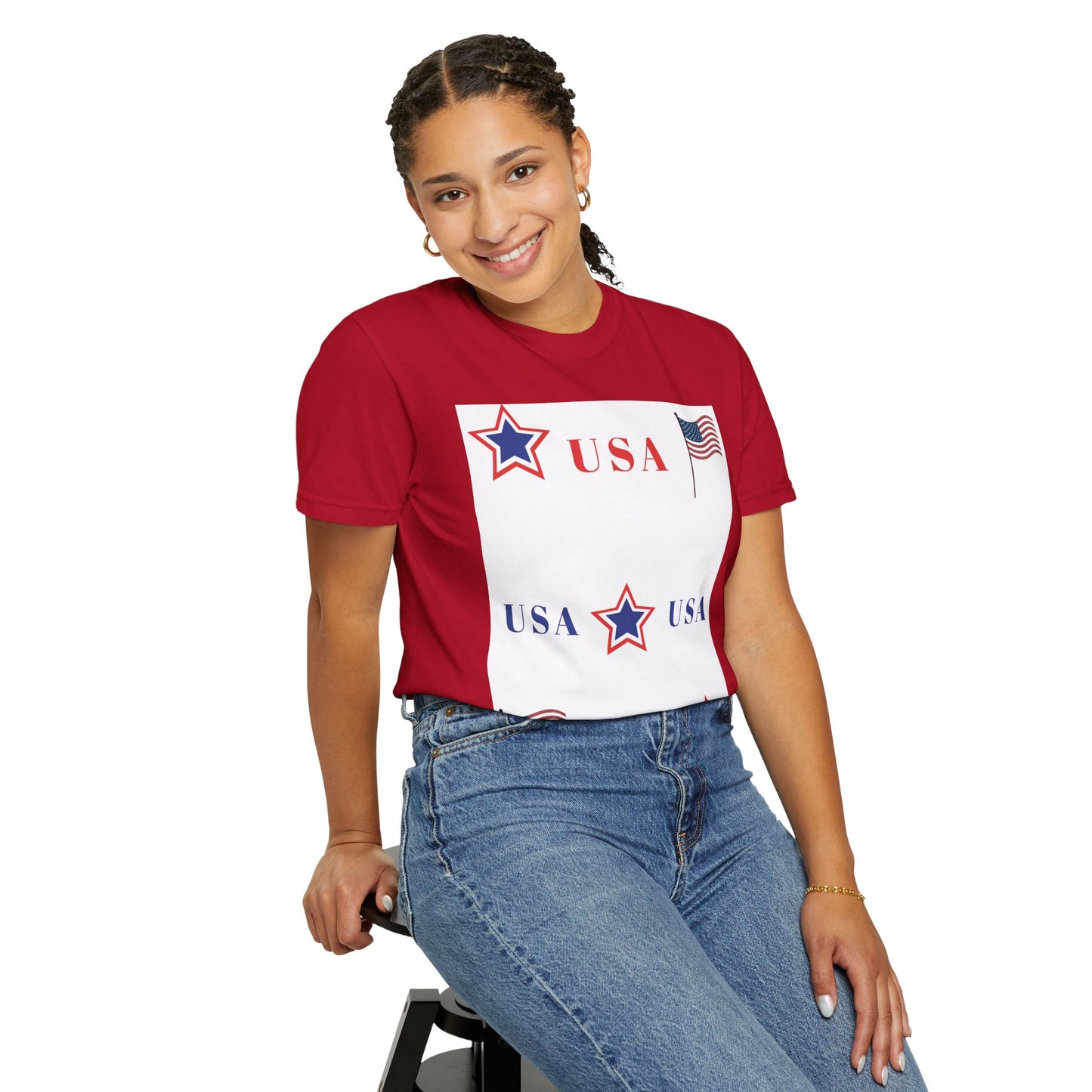 Patriotic USA Graphic T-Shirt