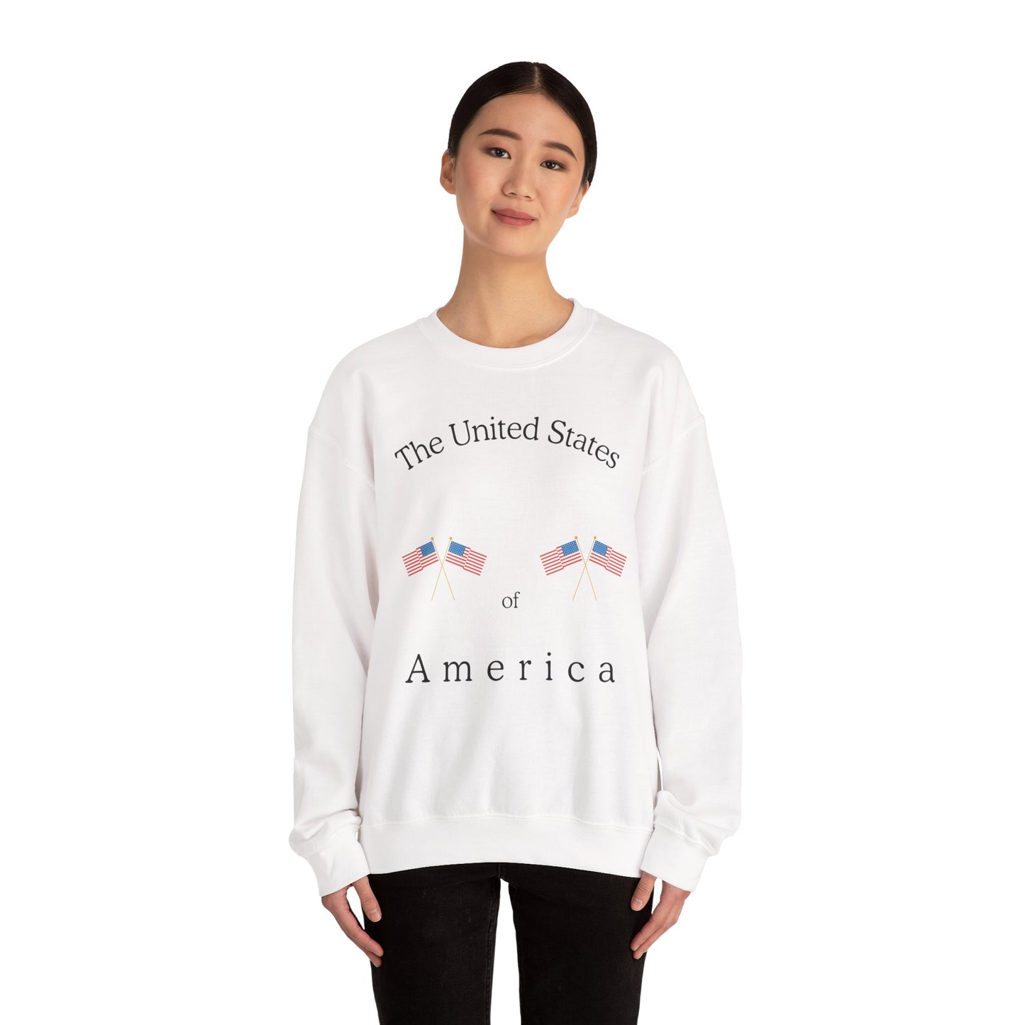 Patriotic Crewneck Sweatshirt - The United States of America