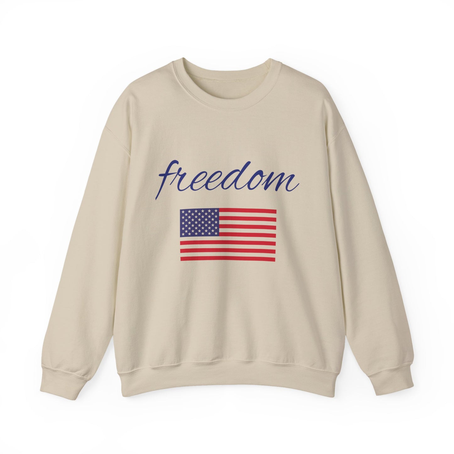 Freedom USA Flag Crewneck Sweatshirt