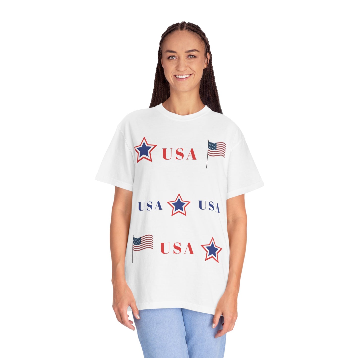 Patriotic USA Graphic T-Shirt
