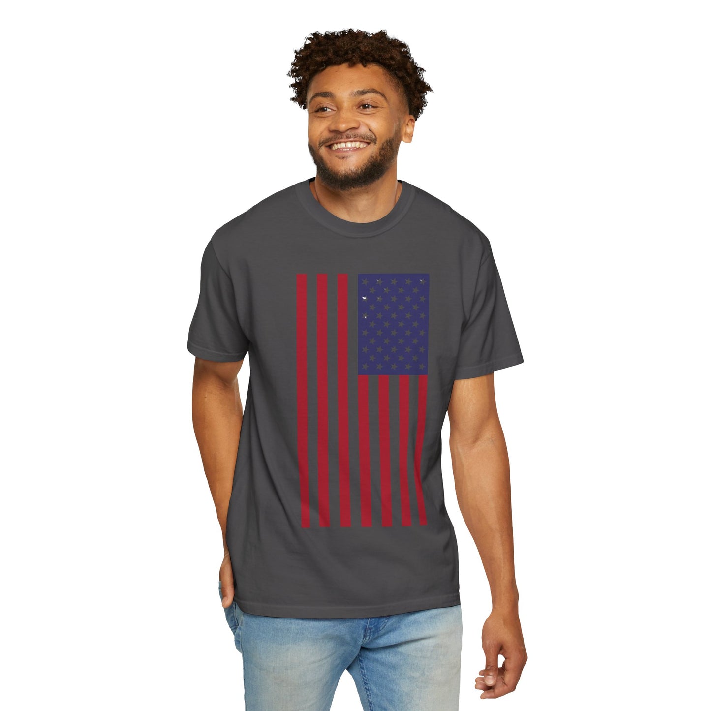 Patriotic Unisex Garment-Dyed T-Shirt