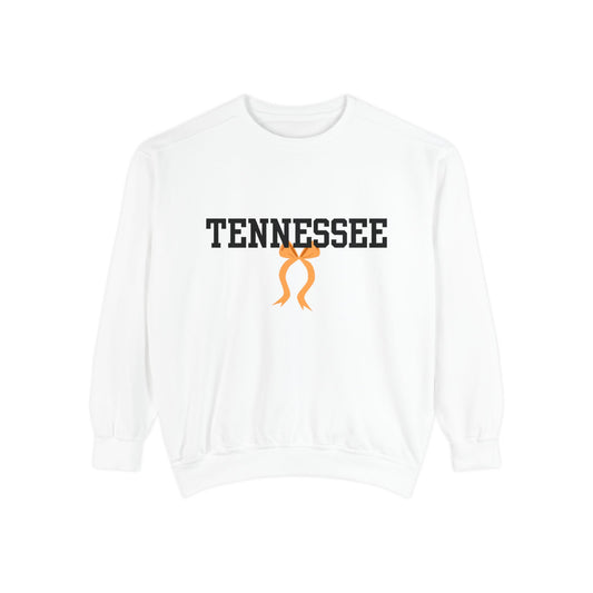 Tennessee Unisex Garment-Dyed Sweatshirt, Cozy Pullover, Casual Fall Fashion, Gift for College Students, Tennessee Pride Apparel