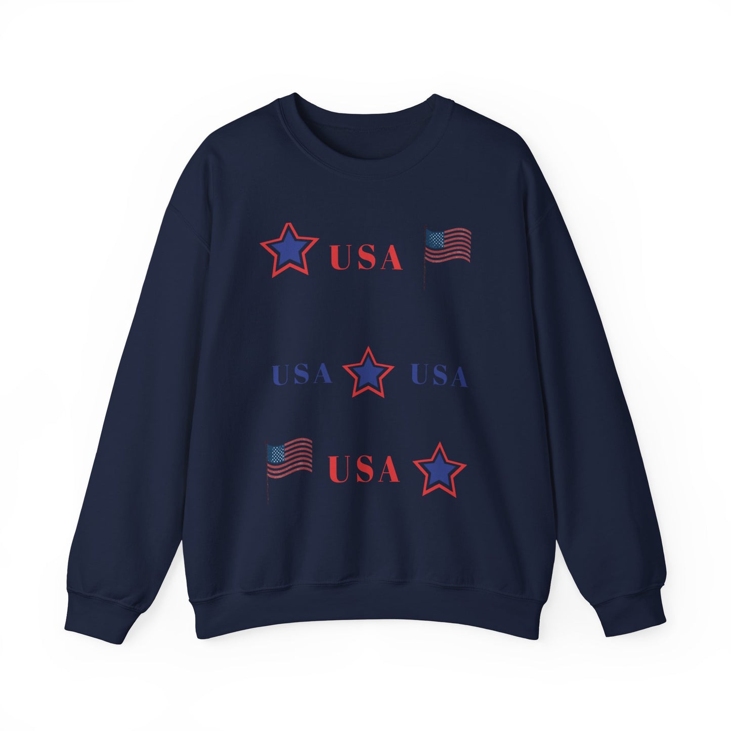 Patriotic USA Crewneck Sweatshirt