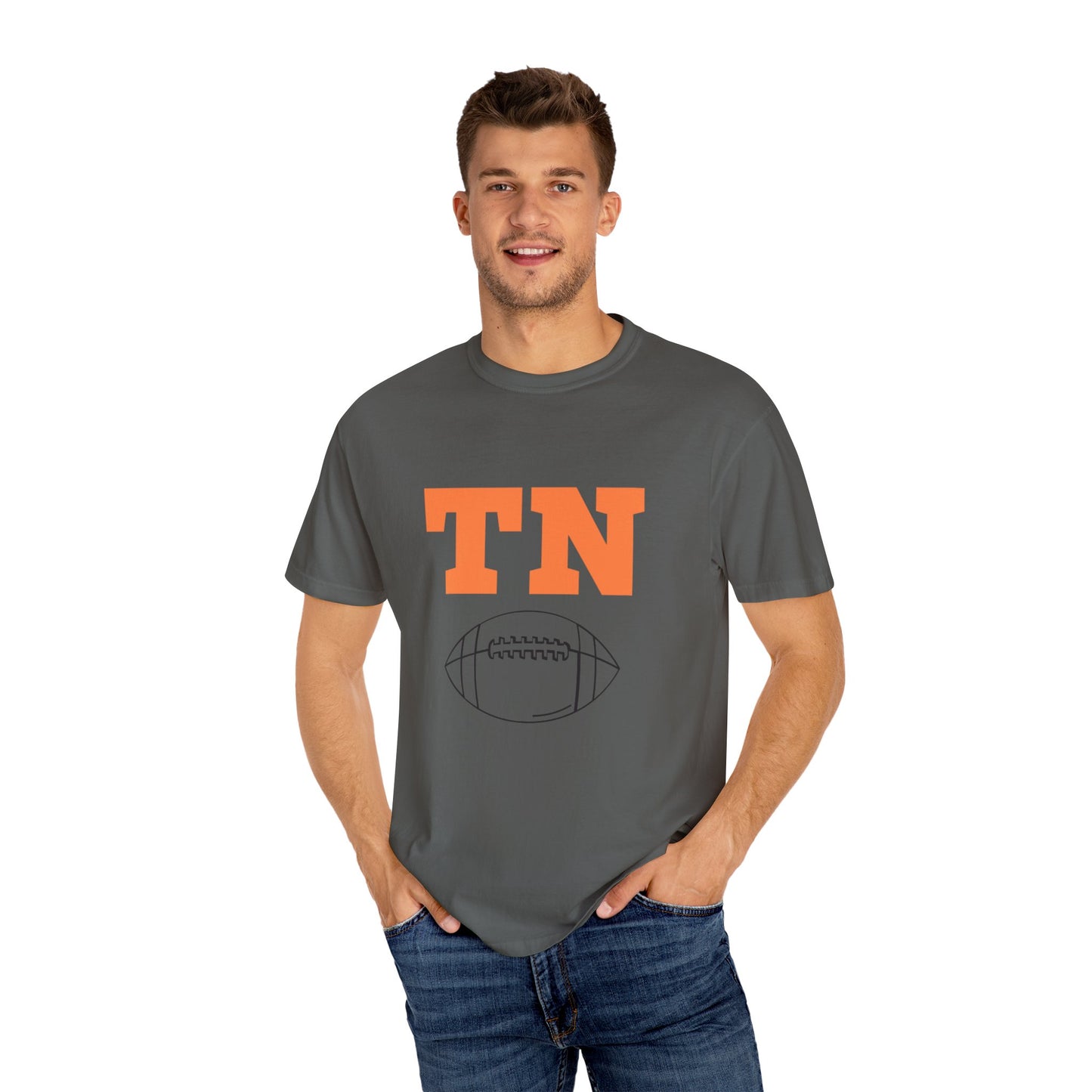 Unisex Garment-Dyed T-shirt with TN Football Design, Casual Tee for Game Day, Sports Fan Shirt, College Football Apparel, Gift for [...]