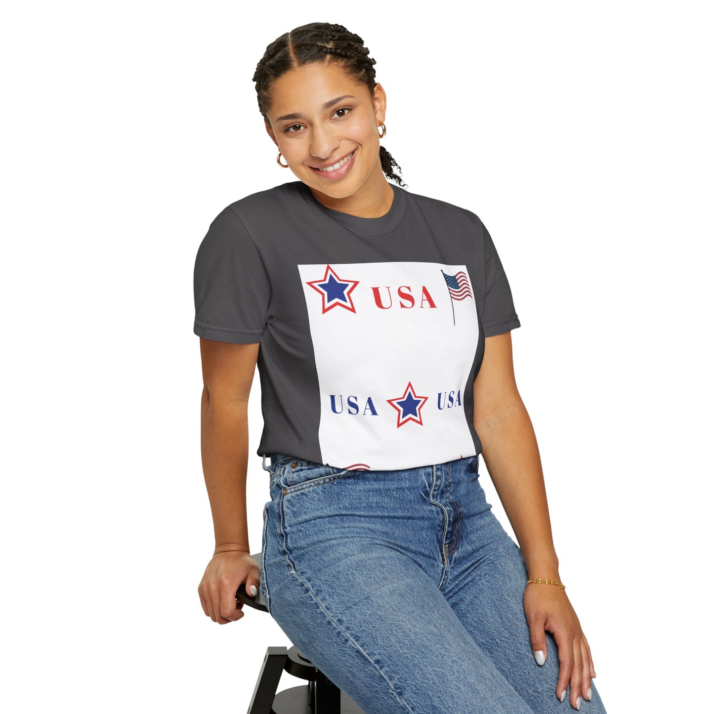 Patriotic USA Graphic T-Shirt