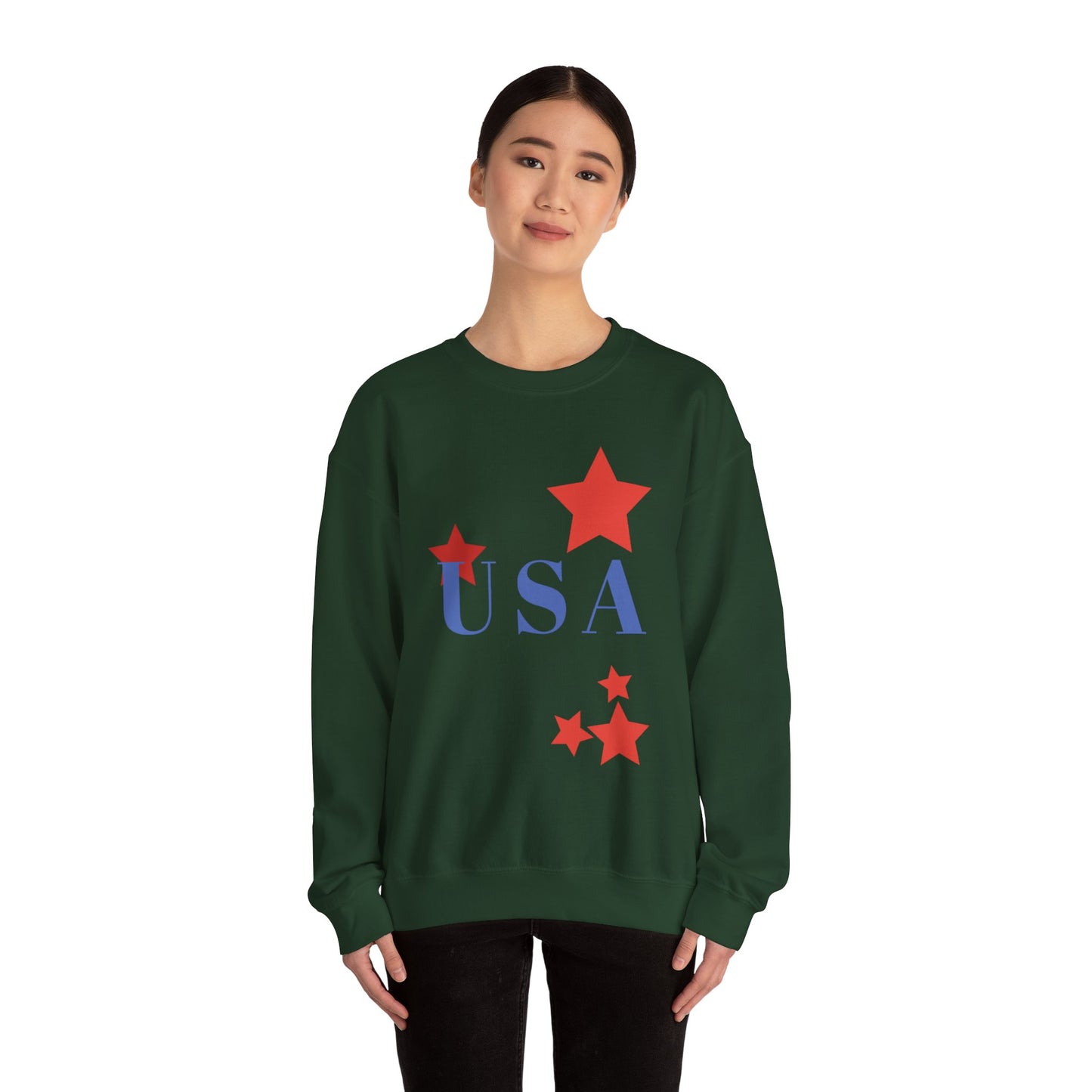 USA Stars Unisex Sweatshirt for Patriotic Celebrations