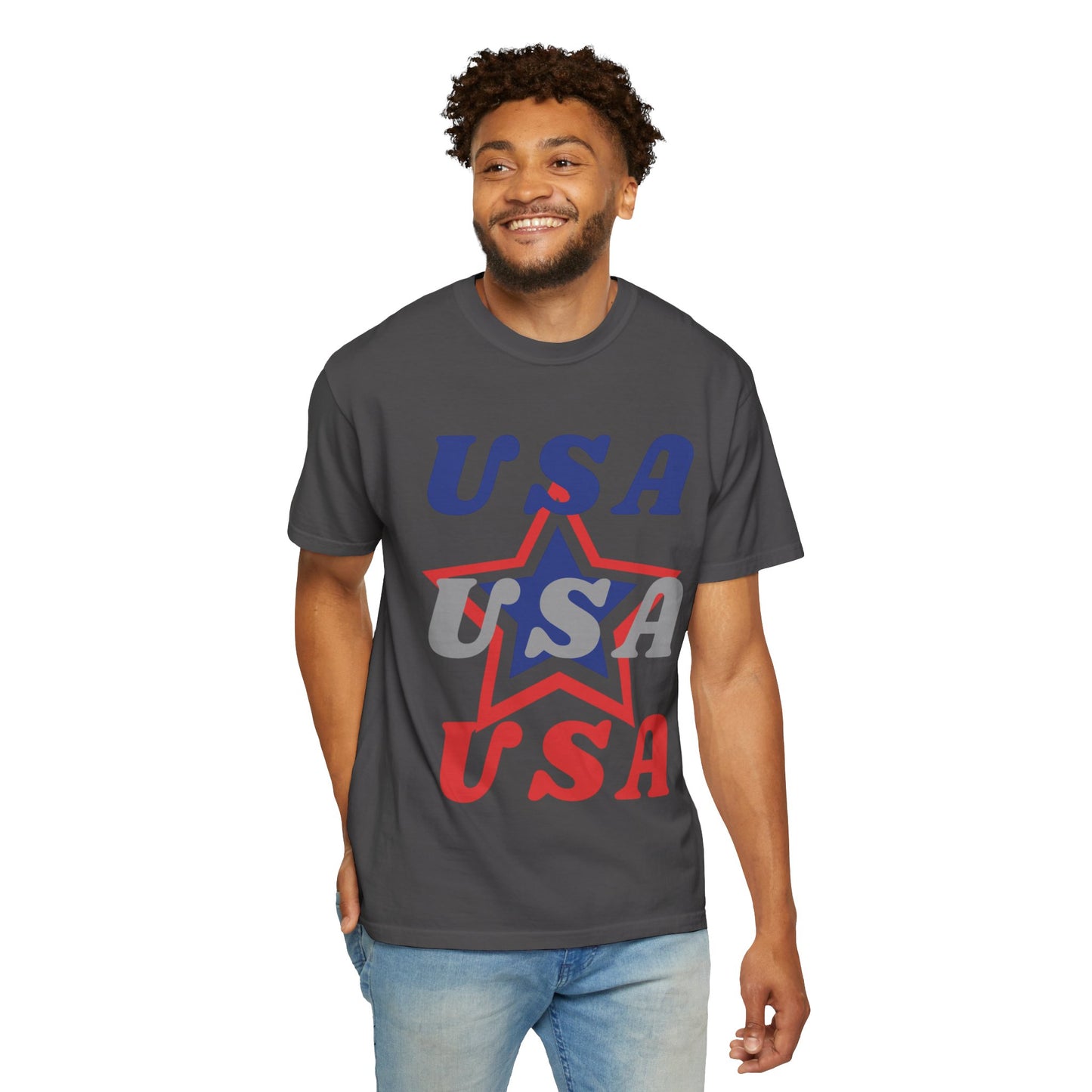 Patriotic USA Graphic T-Shirt