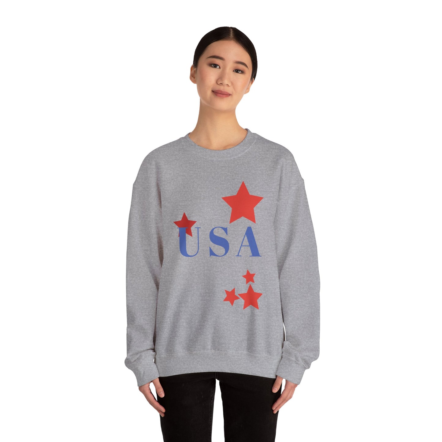 USA Stars Unisex Sweatshirt for Patriotic Celebrations