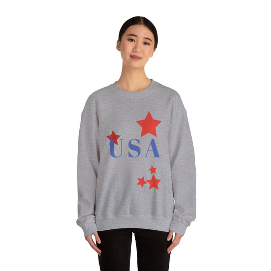 USA Stars Unisex Sweatshirt for Patriotic Celebrations