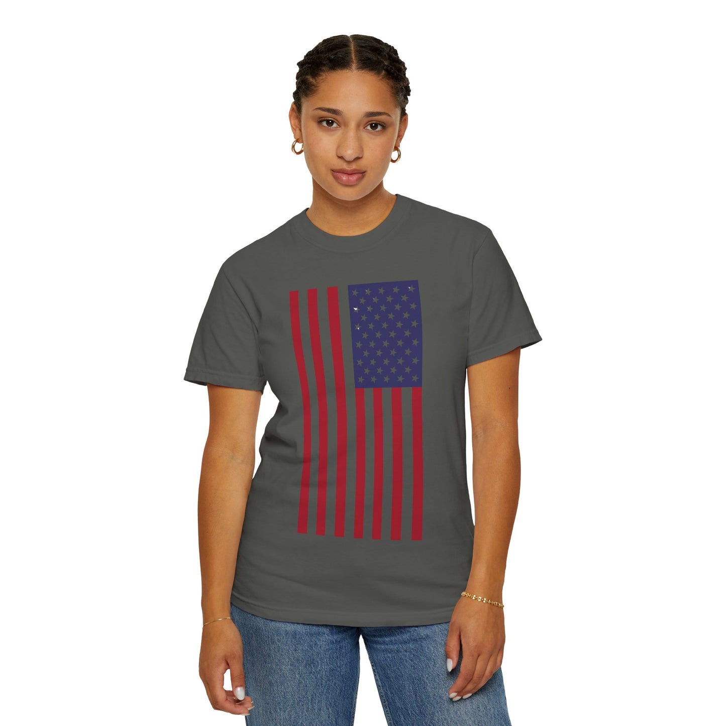 Patriotic Unisex Garment-Dyed T-Shirt