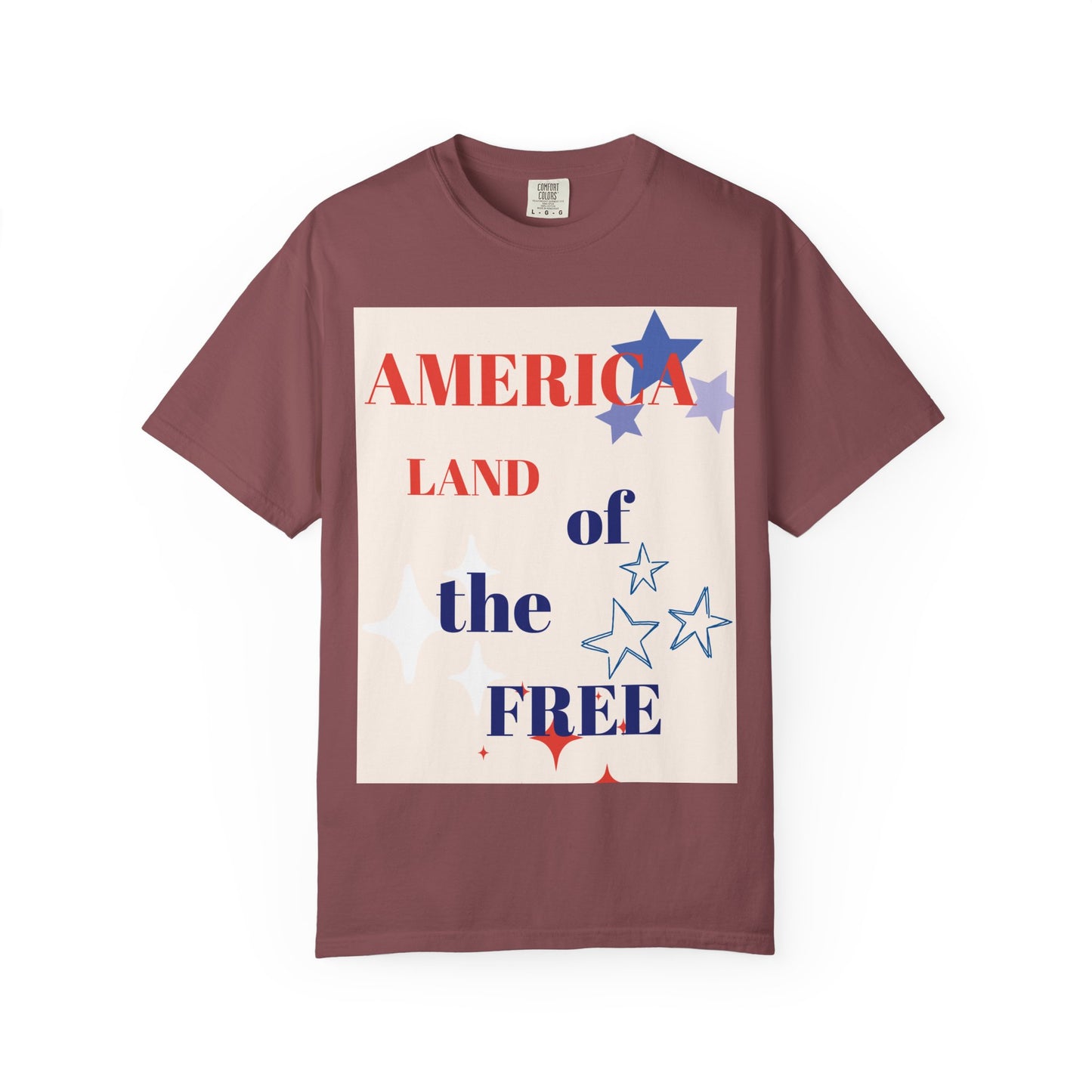 Patriotic Unisex T-Shirt - "America Land of the Free"