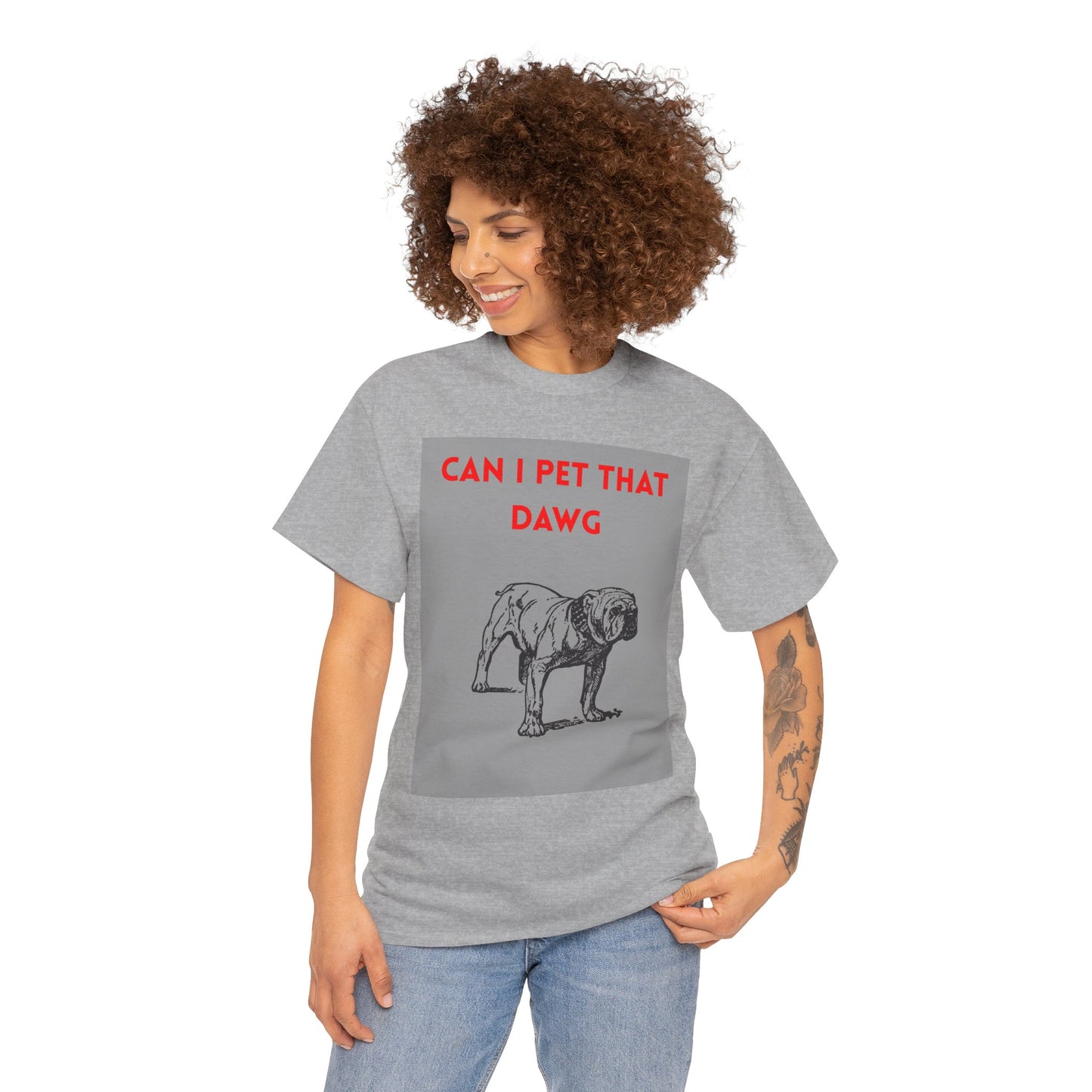 Funny Dog Lover Tee Shirt, Pet Owner Gift, Can I Pet That Dawg Shirt, Casual Wear for Dog Lovers, Gift for Dog Day