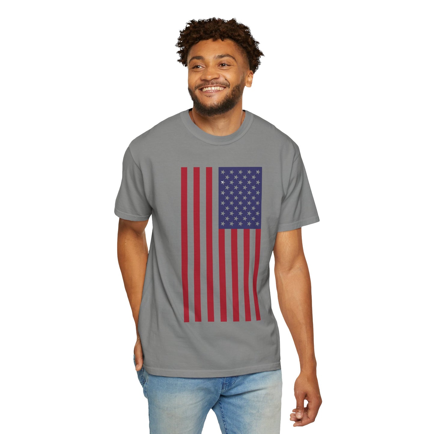Patriotic Unisex Garment-Dyed T-Shirt