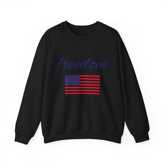 Freedom USA Flag Crewneck Sweatshirt