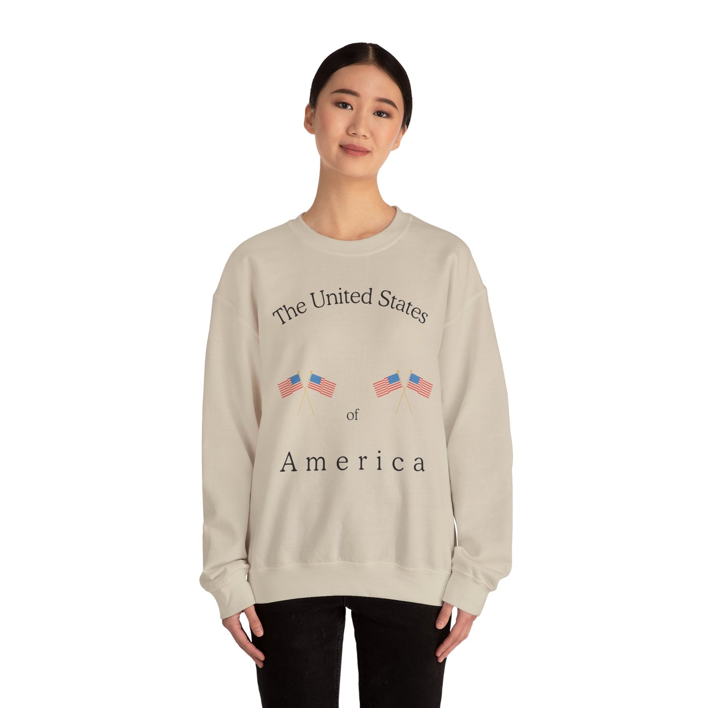 Patriotic Crewneck Sweatshirt - The United States of America
