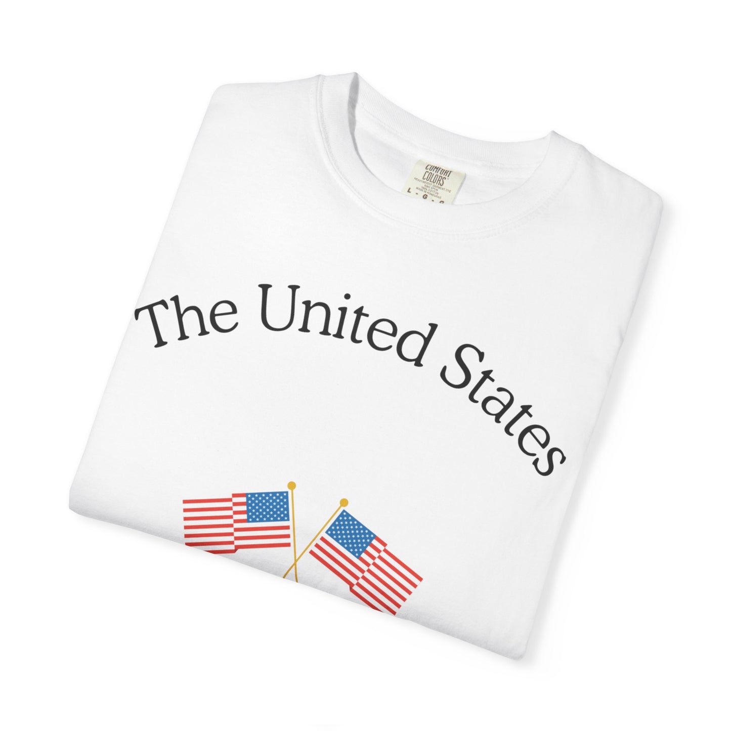 Patriotic Graphic Tee: The United States of America