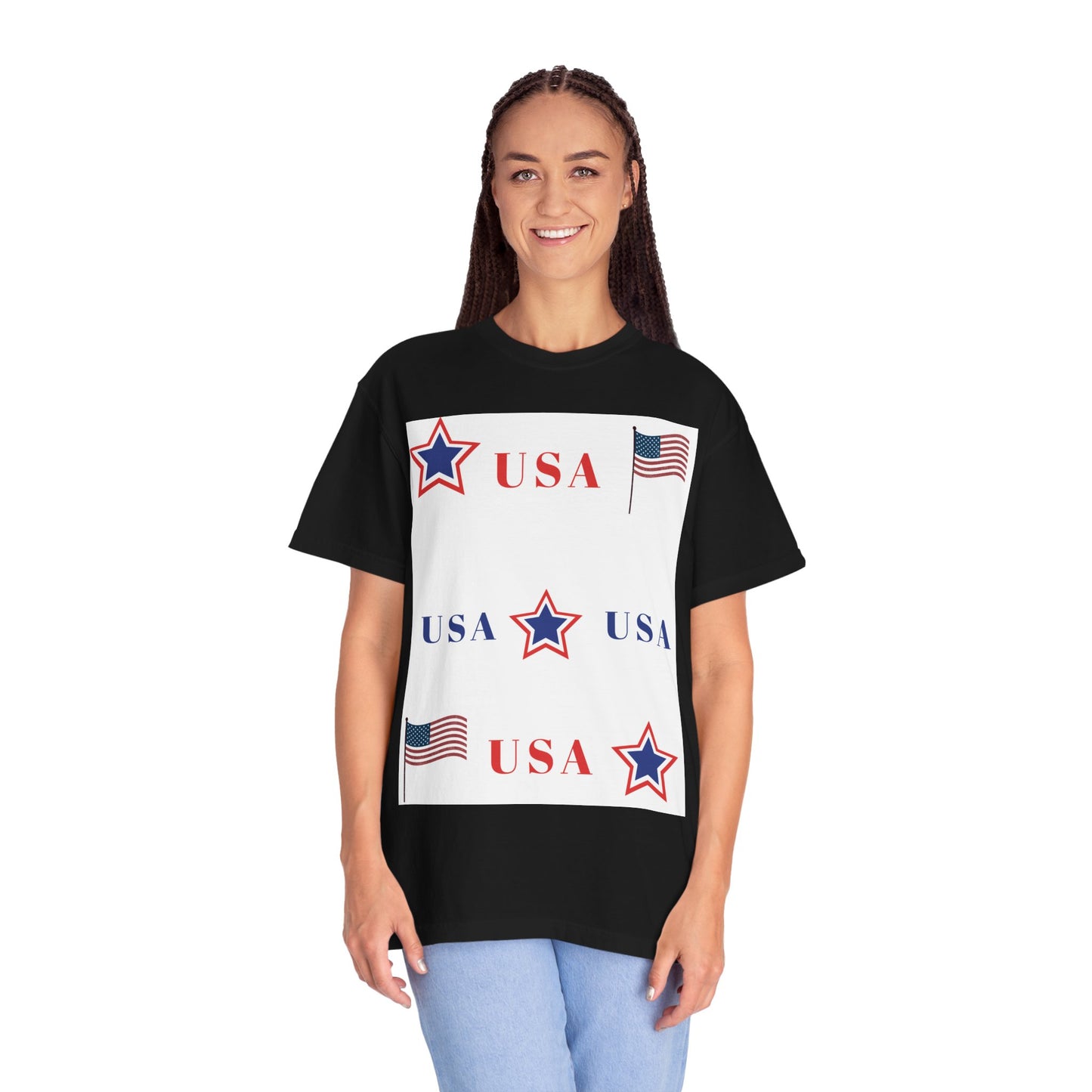 Patriotic USA Graphic T-Shirt