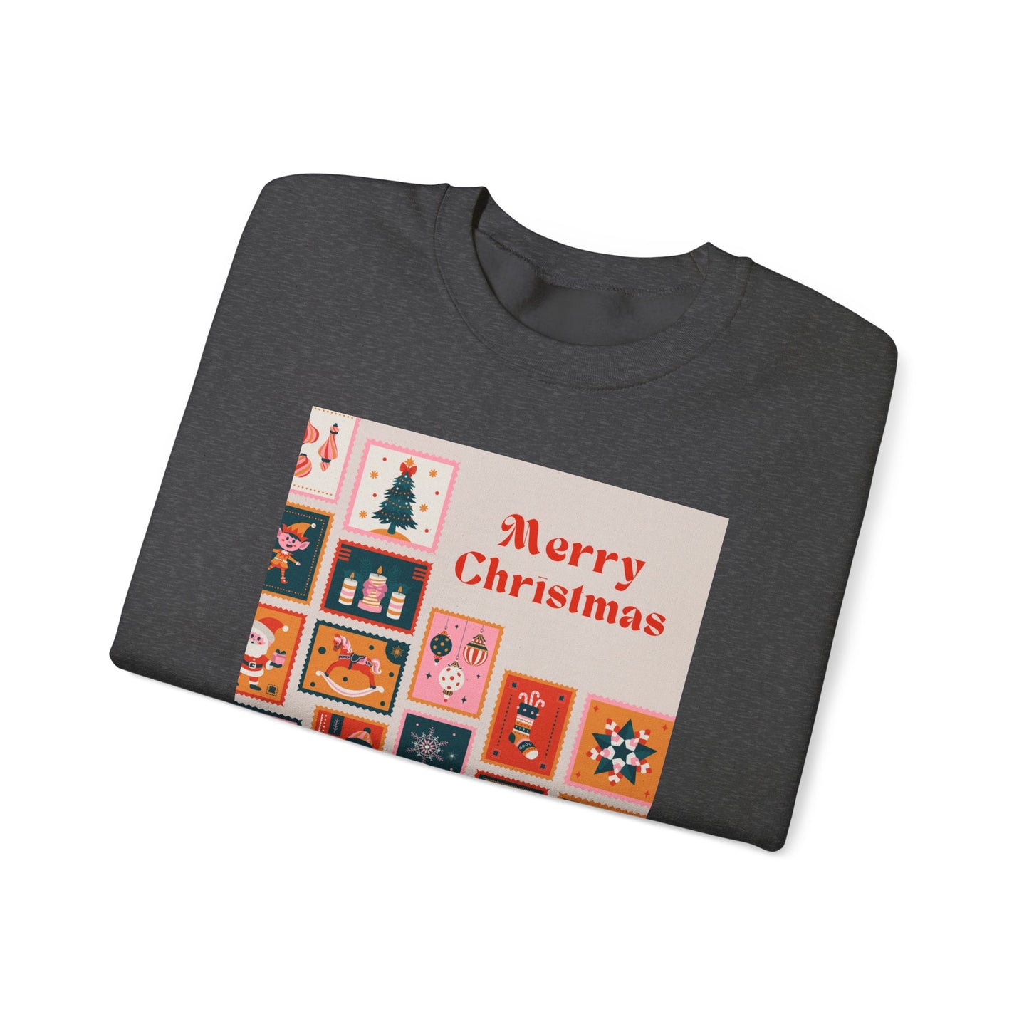 Merry Christmas Crewneck Sweatshirt, Festive Sweatshirt, Holiday Gift, Unisex Christmas Apparel, Cozy Winter Wear, Seasonal Fashion
