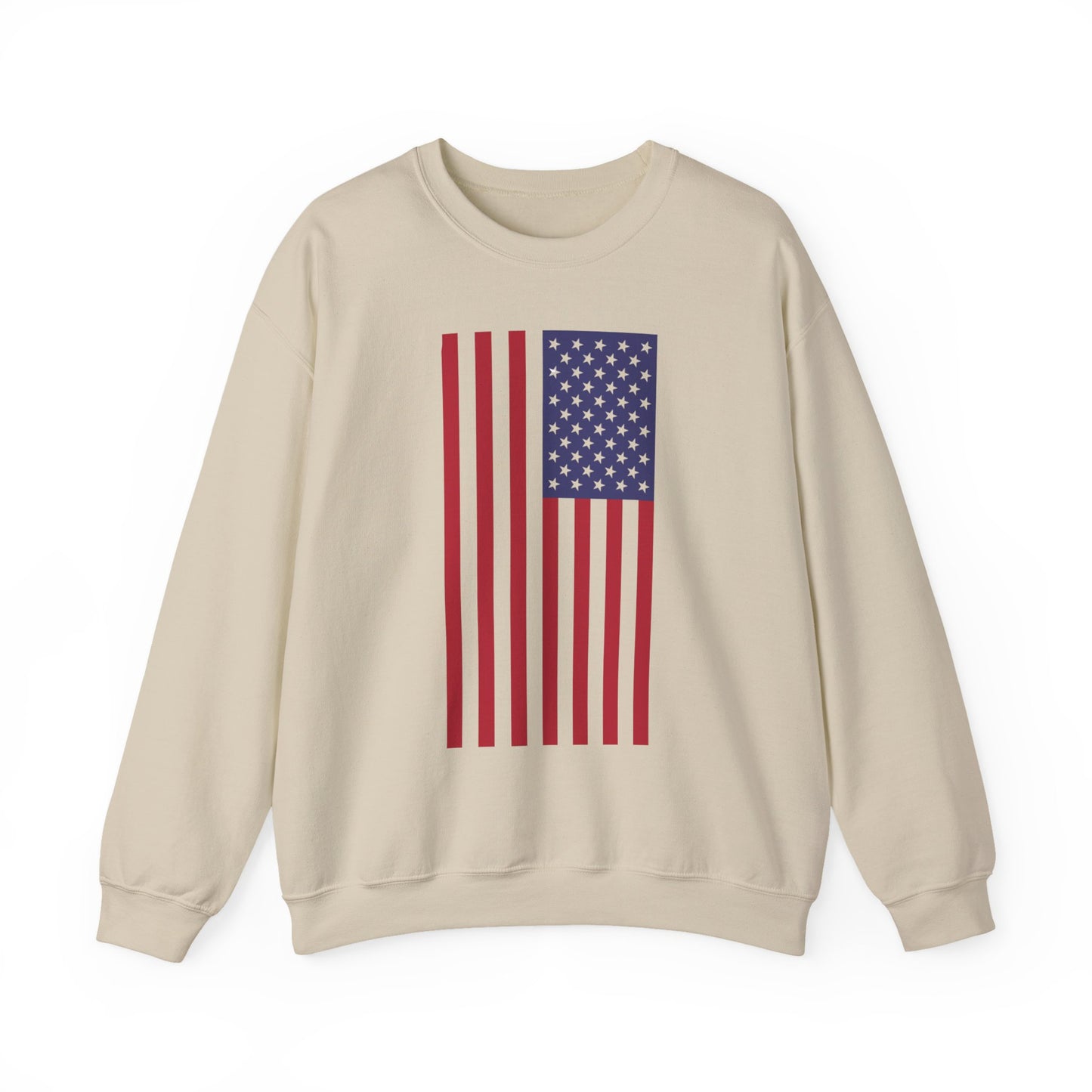 Patriotic USA Flag Crewneck Sweatshirt
