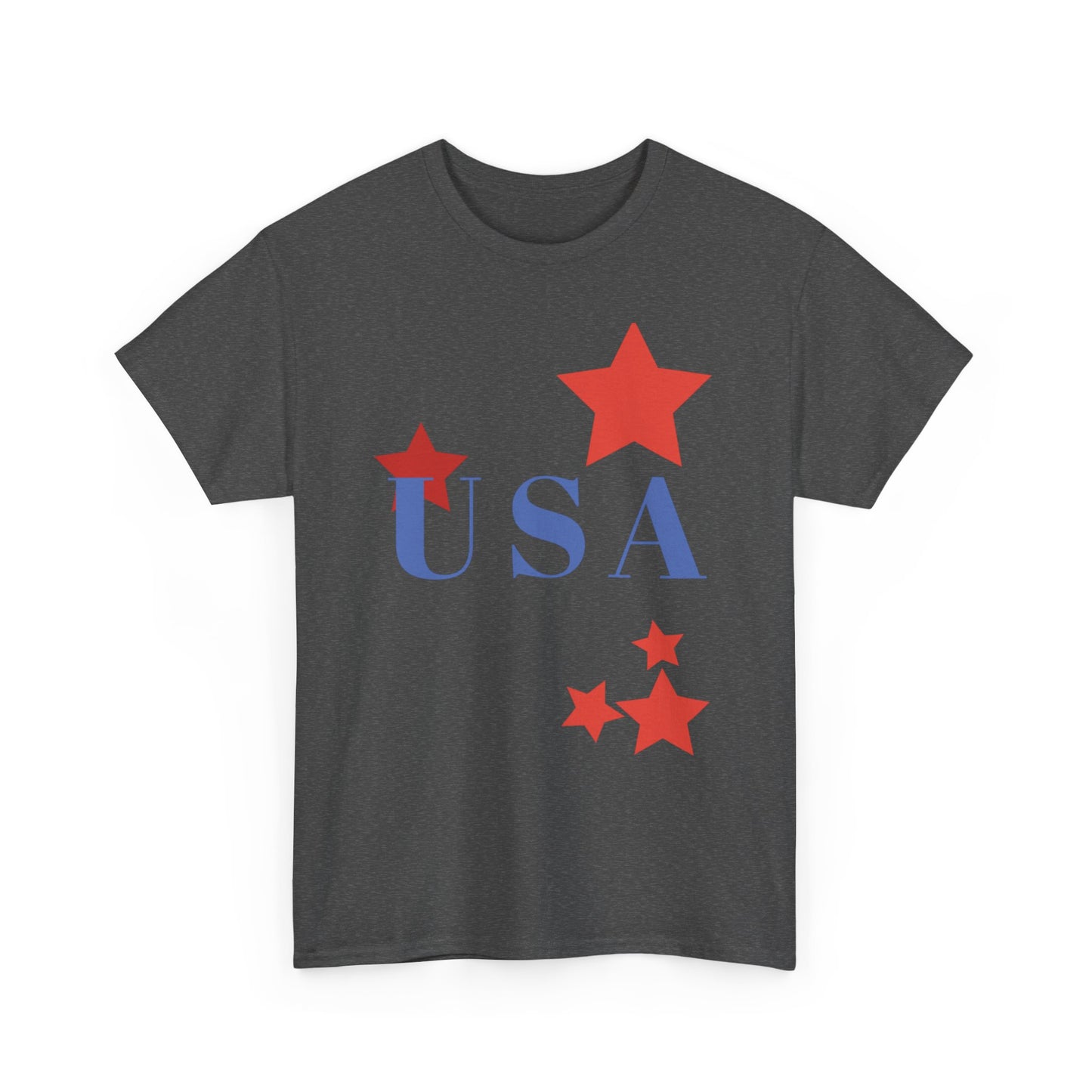 Celebrate Freedom Unisex Heavy Cotton Tee - USA Stars Design