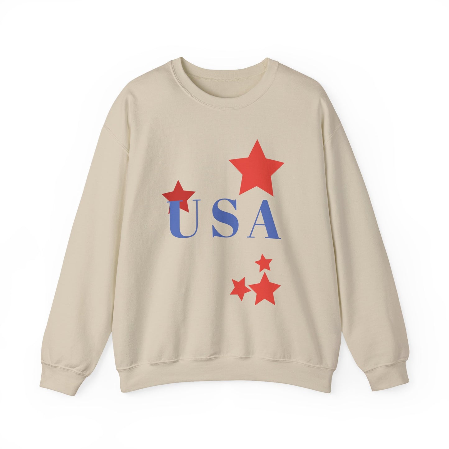 USA Stars Unisex Sweatshirt for Patriotic Celebrations