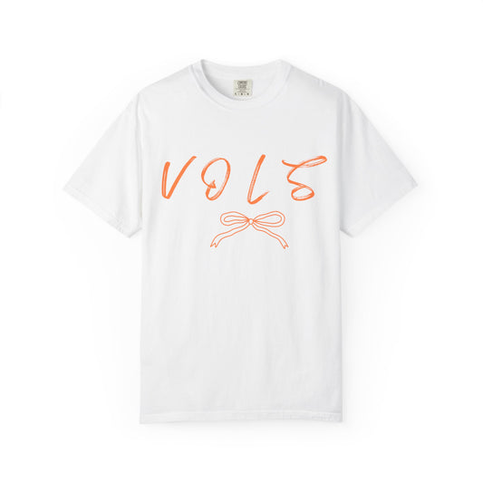 Unisex Garment-Dyed T-Shirt with 'VOL' Design, Soft Casual Tee for Everyday Wear, Gift for Friends, Minimalist Style, Summer Essential