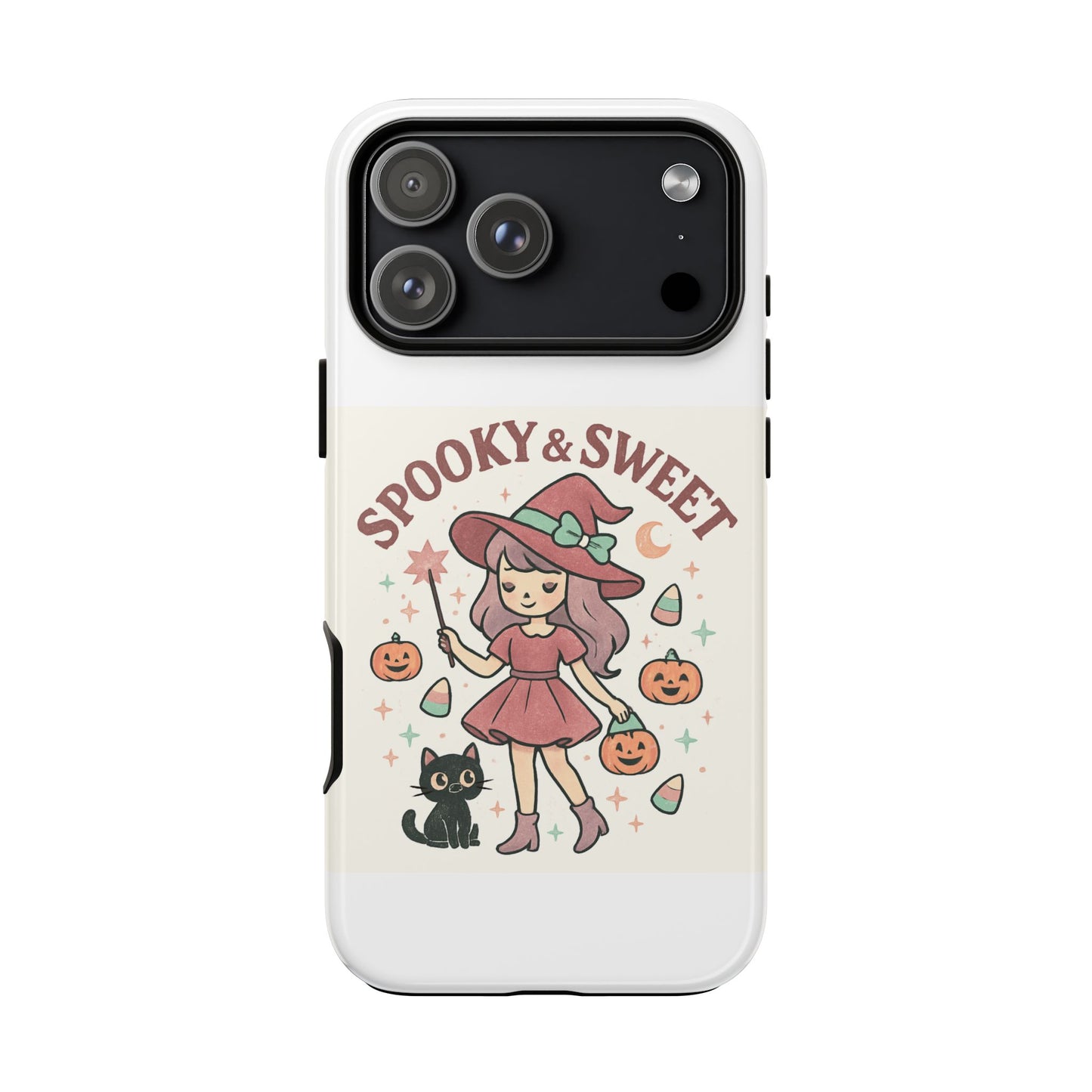 Cute Halloween Phone Case - Spooky & Sweet Design, Fall Accessories, Witchy Decor, Gifts for Her, Cute Phone Cover