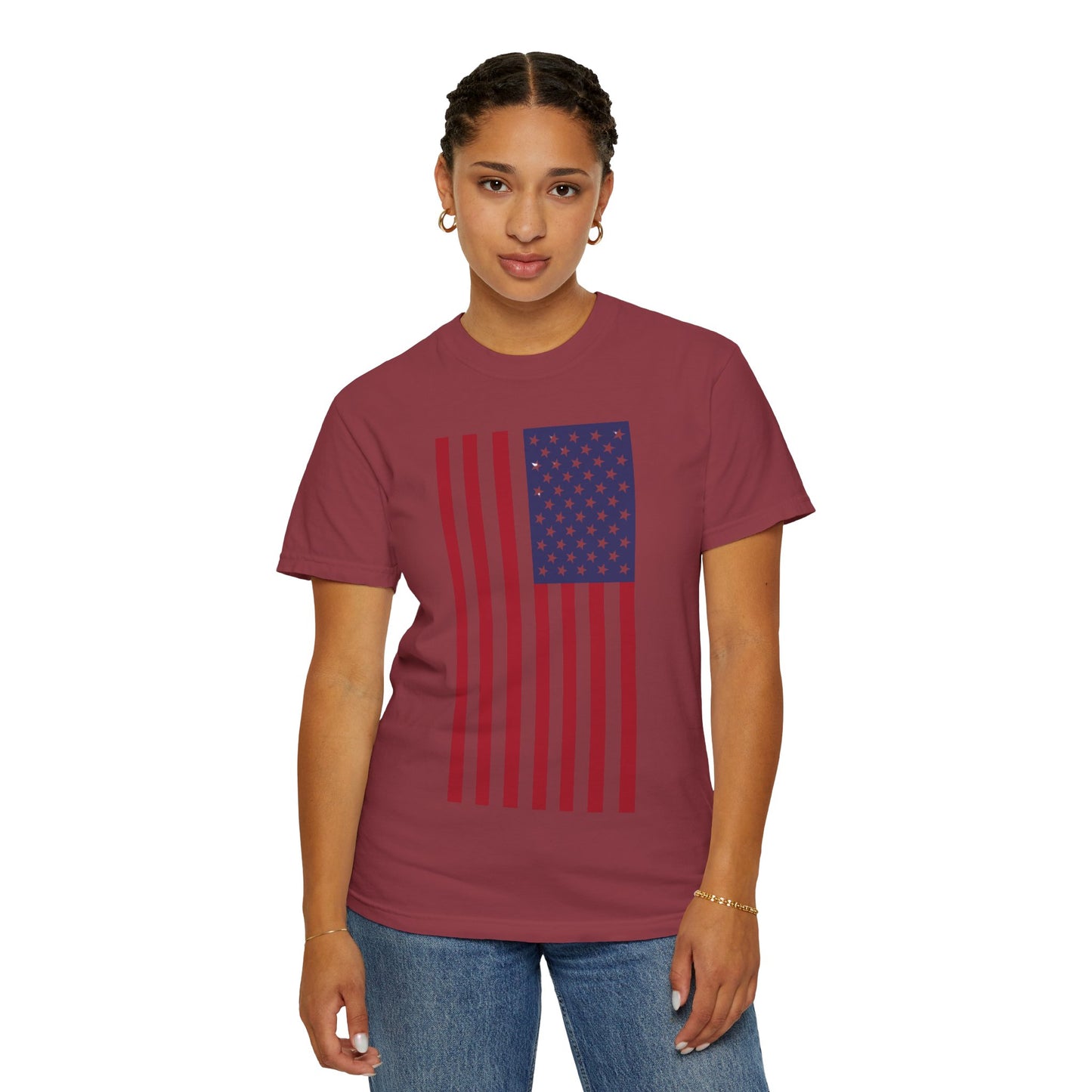 Patriotic Unisex Garment-Dyed T-Shirt