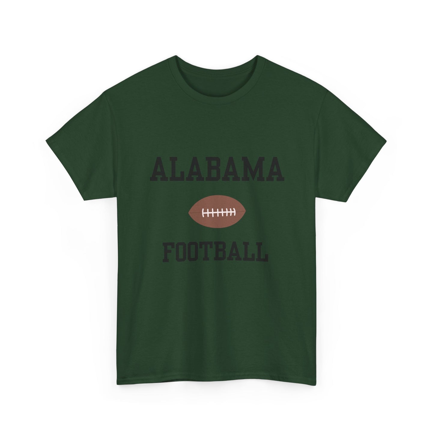 Alabama Football Unisex Heavy Cotton Tee | Casual Sportswear, Game Day, Tailgate Shirt, Gift for Fans, College Football Apparel