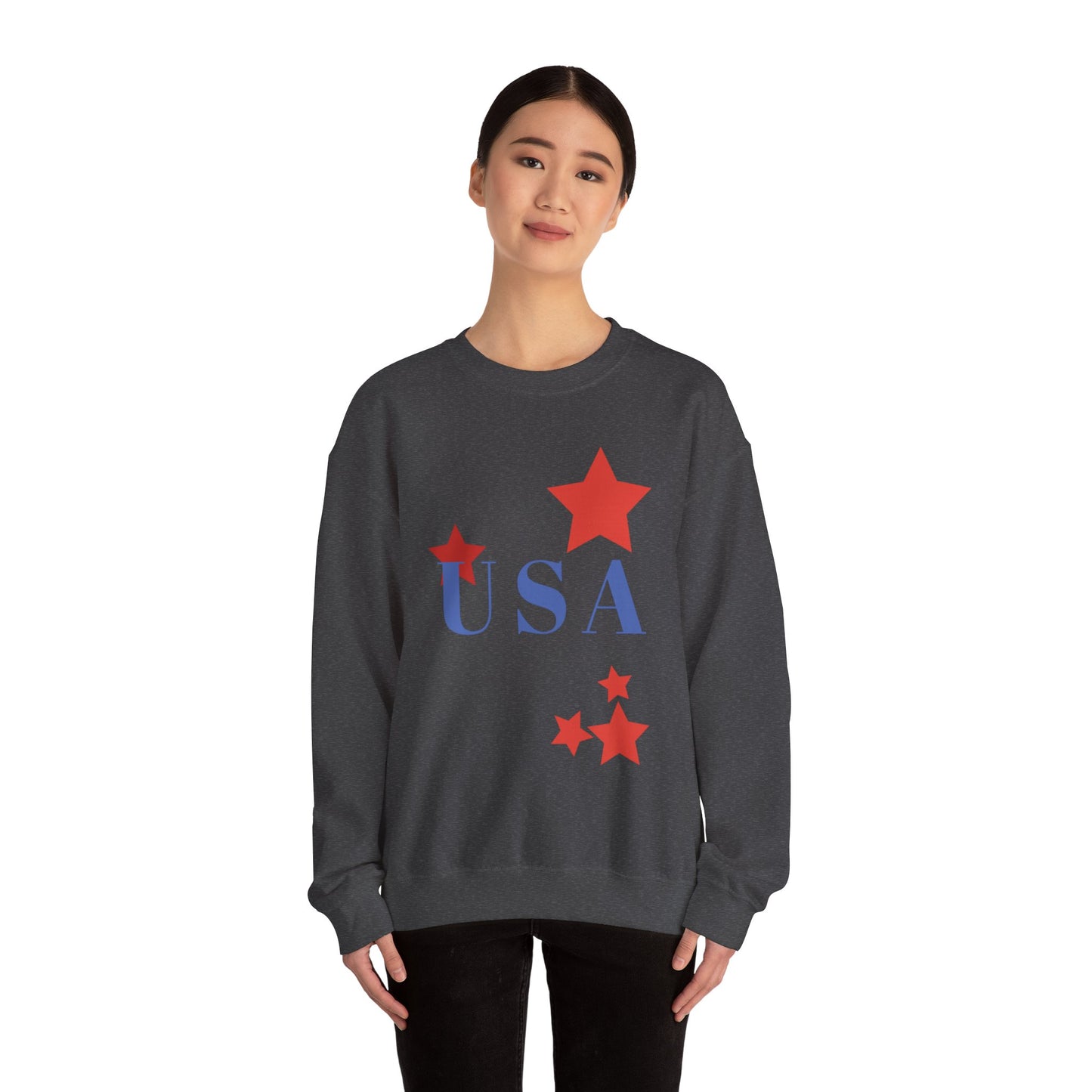USA Stars Unisex Sweatshirt for Patriotic Celebrations