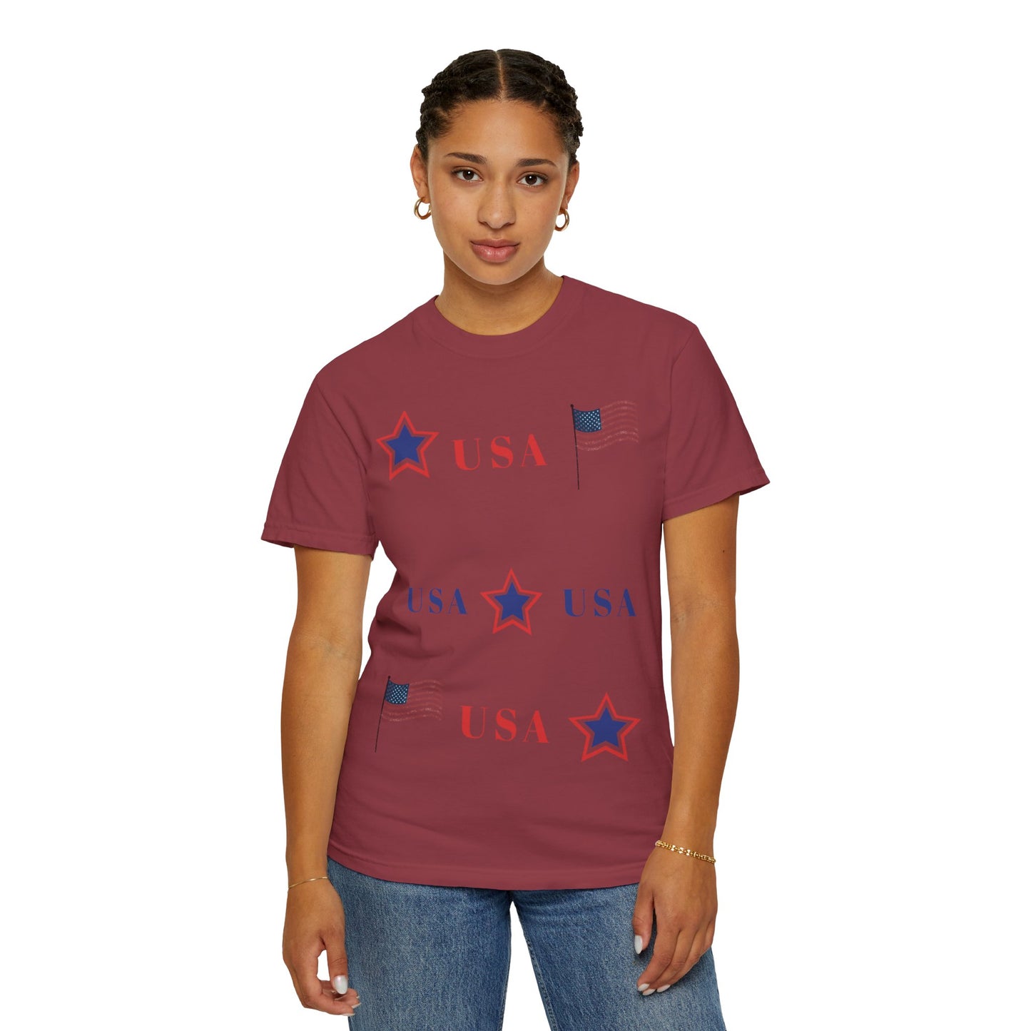 Patriotic USA Graphic T-Shirt