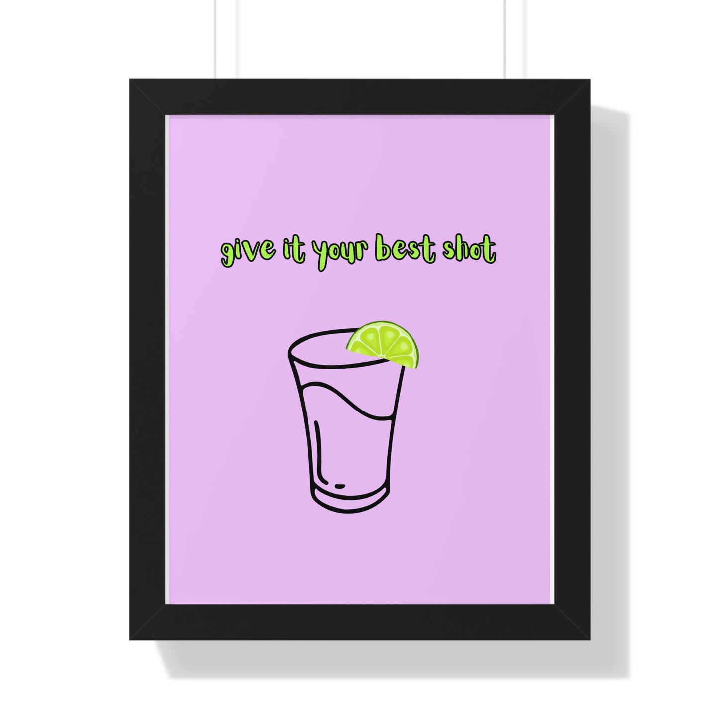 Framed Vertical Poster