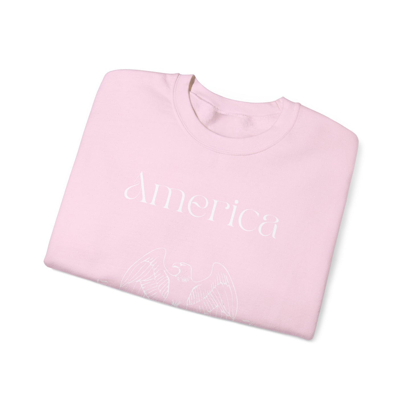 Patriotic Unisex Crewneck Sweatshirt - America, Home of the Brave