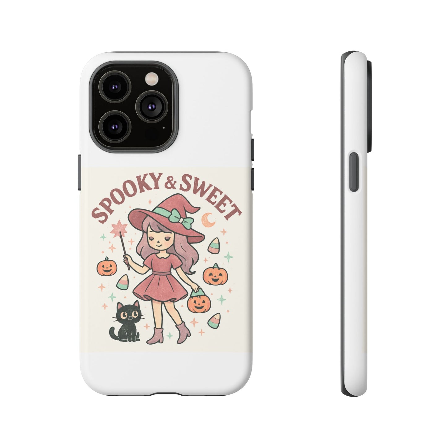 Cute Halloween Phone Case - Spooky & Sweet Design, Fall Accessories, Witchy Decor, Gifts for Her, Cute Phone Cover