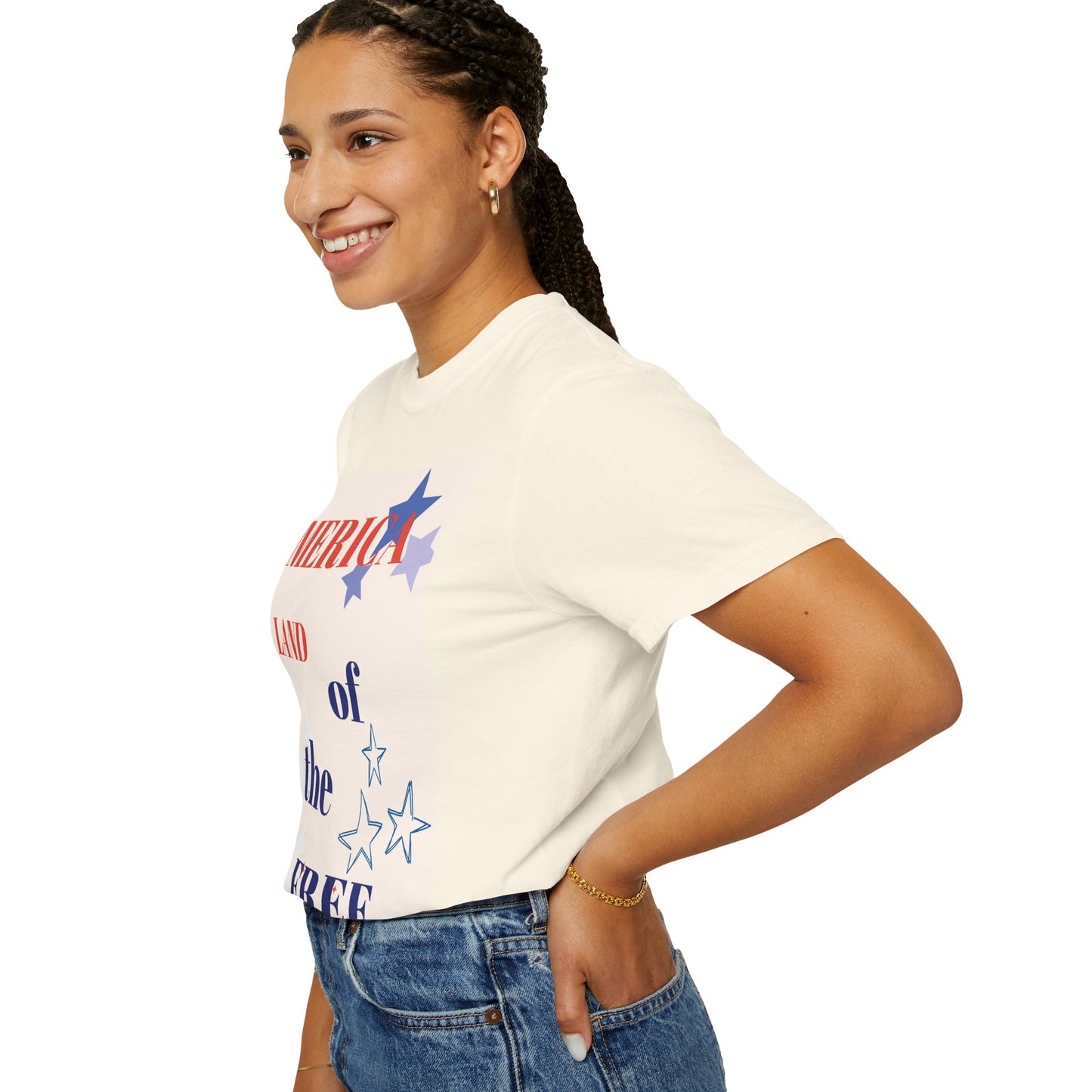 Patriotic Unisex T-Shirt - "America Land of the Free"