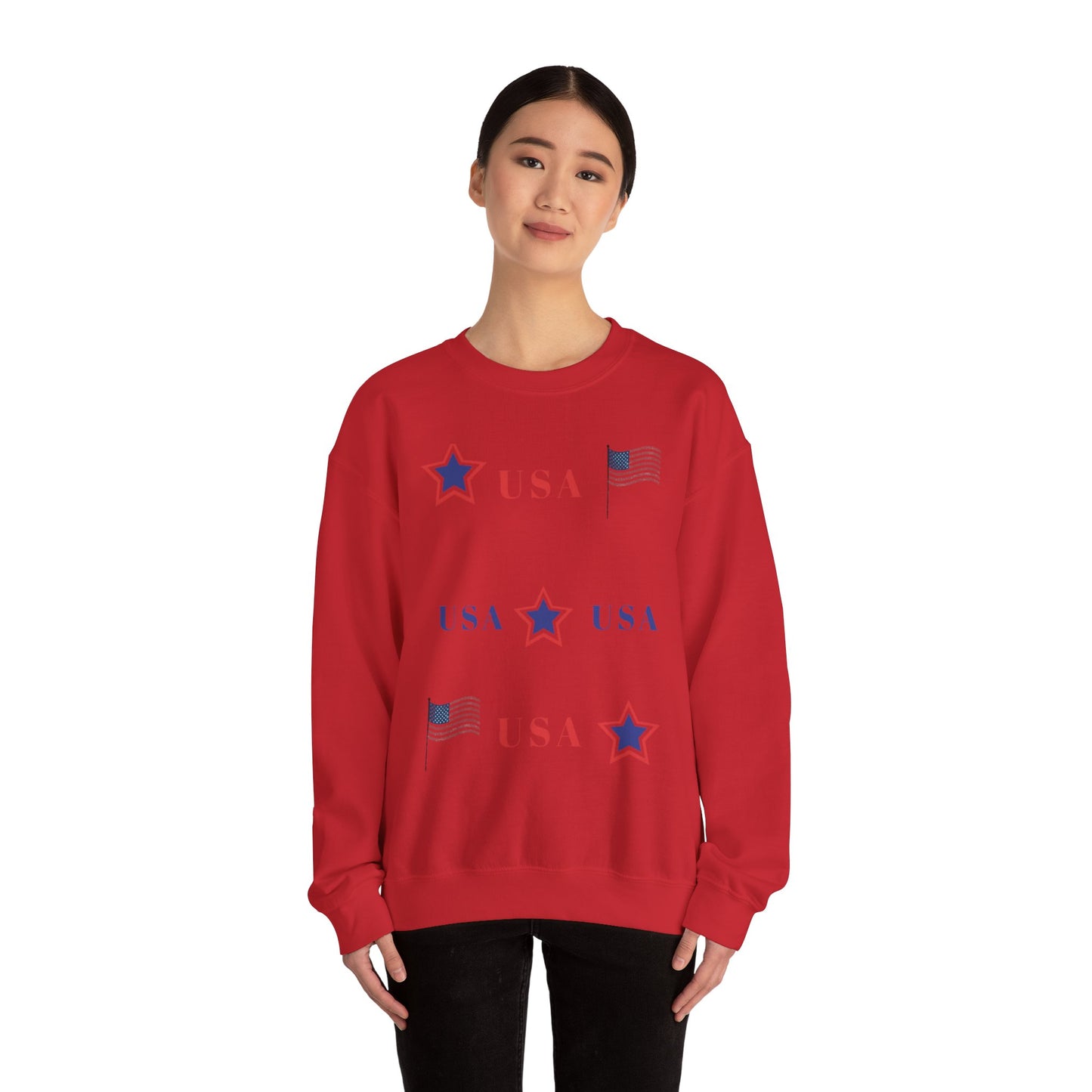 Patriotic USA Crewneck Sweatshirt
