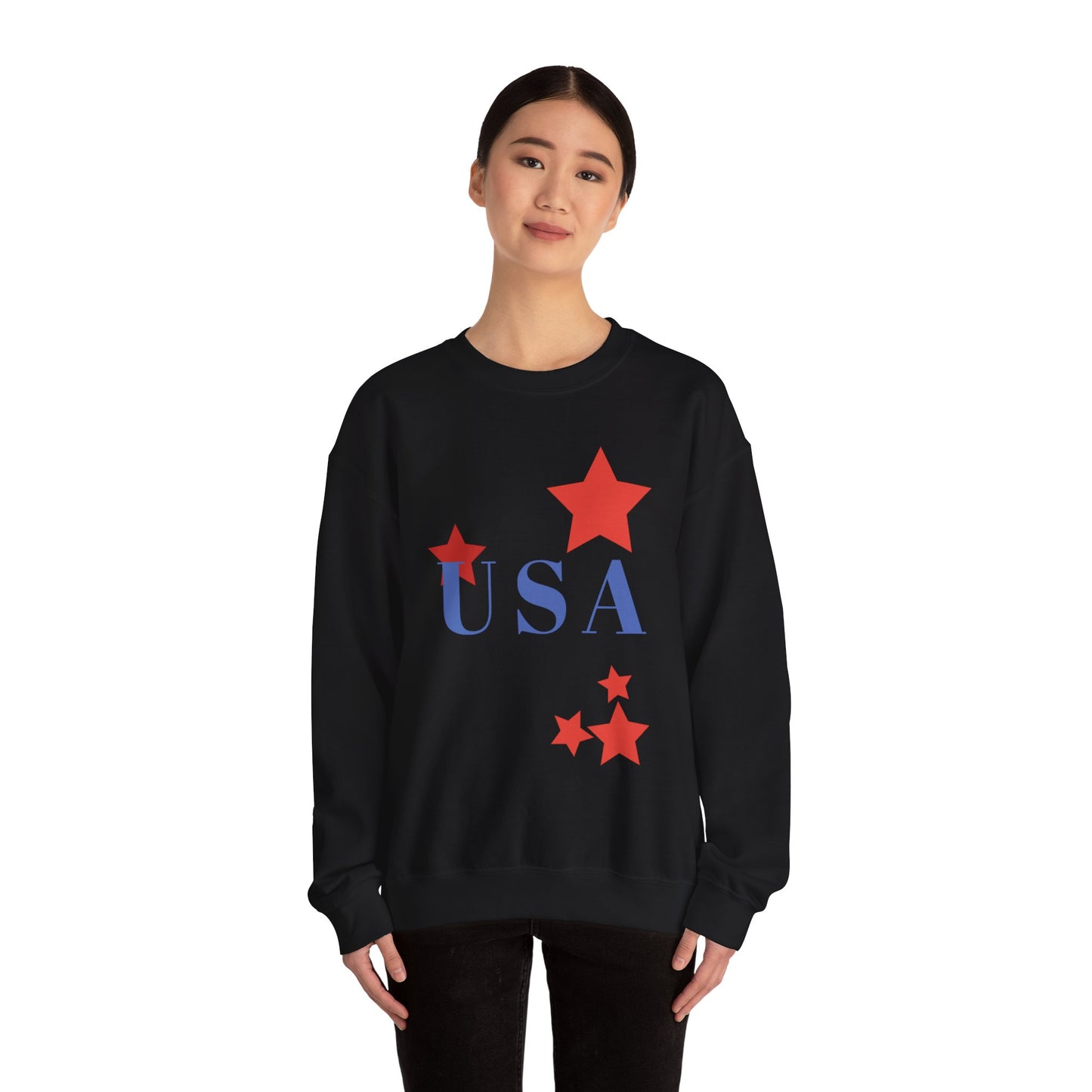 USA Stars Unisex Sweatshirt for Patriotic Celebrations