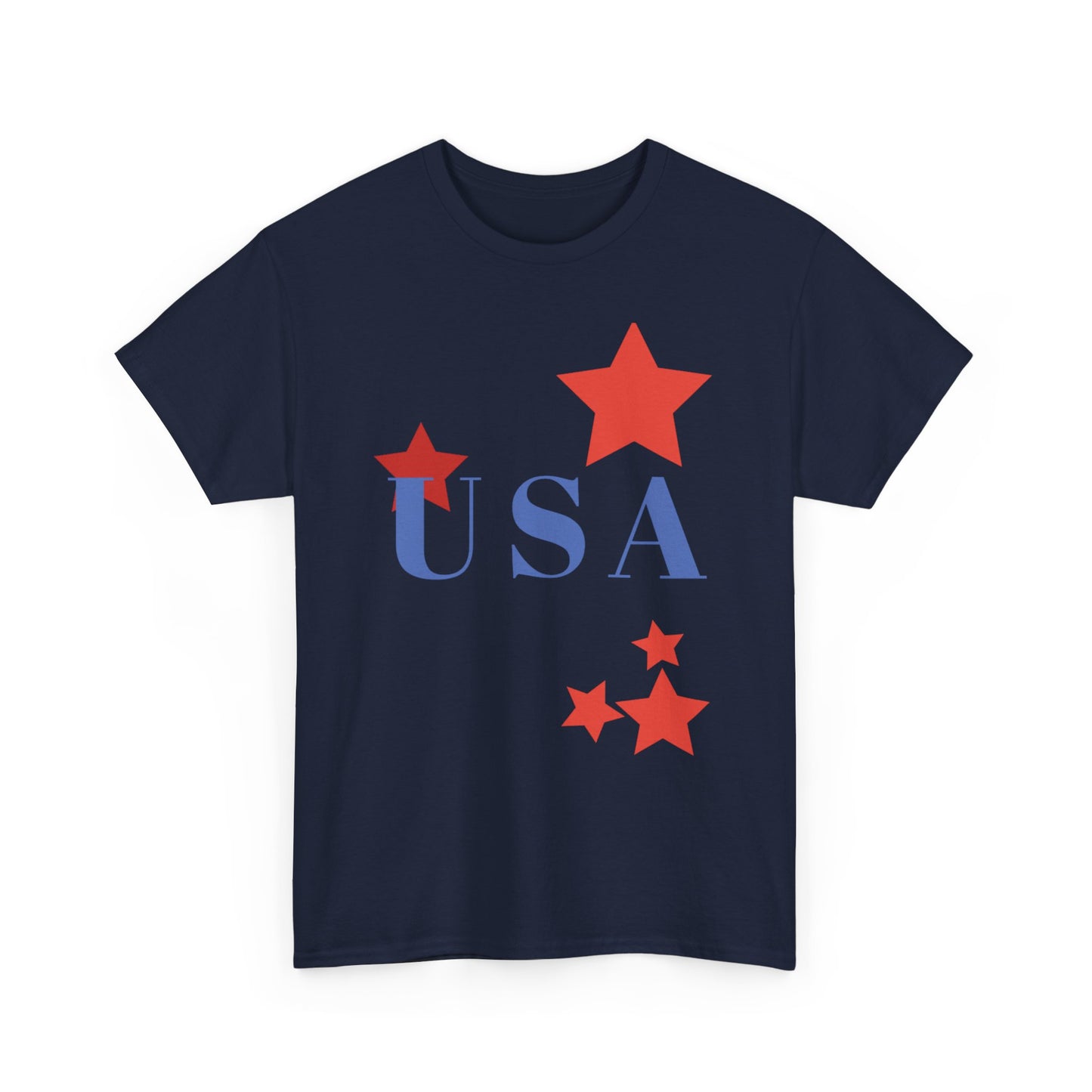 Celebrate Freedom Unisex Heavy Cotton Tee - USA Stars Design