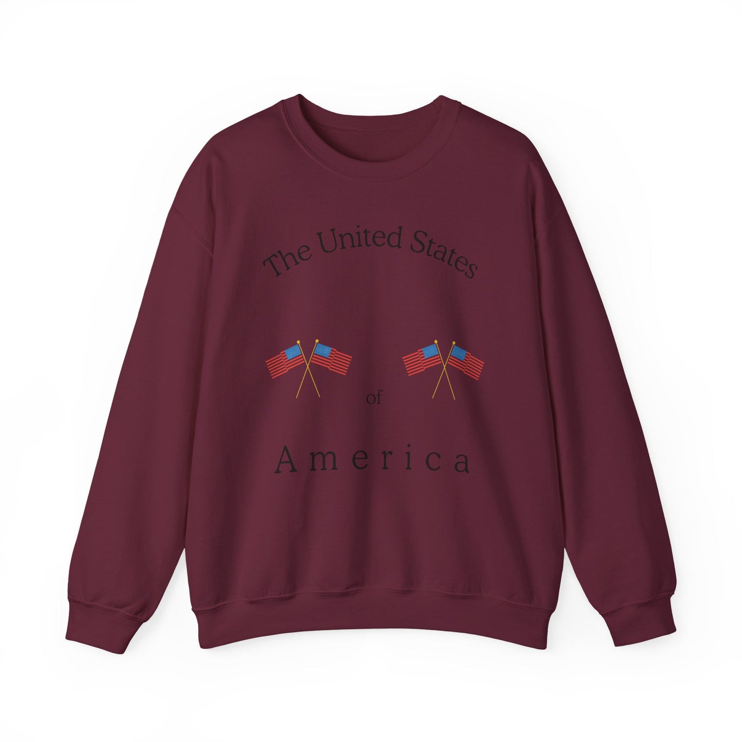 Patriotic Crewneck Sweatshirt - The United States of America