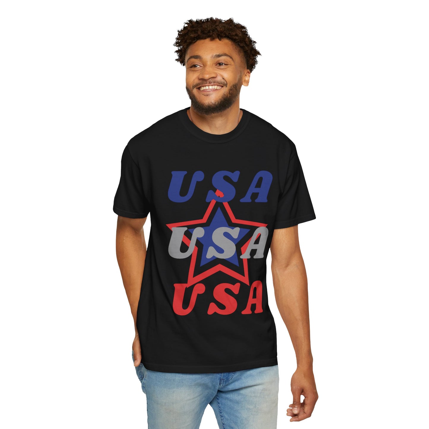 Patriotic USA Graphic T-Shirt