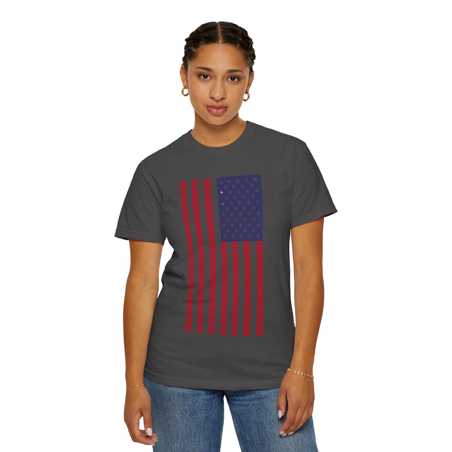 Patriotic Unisex Garment-Dyed T-Shirt