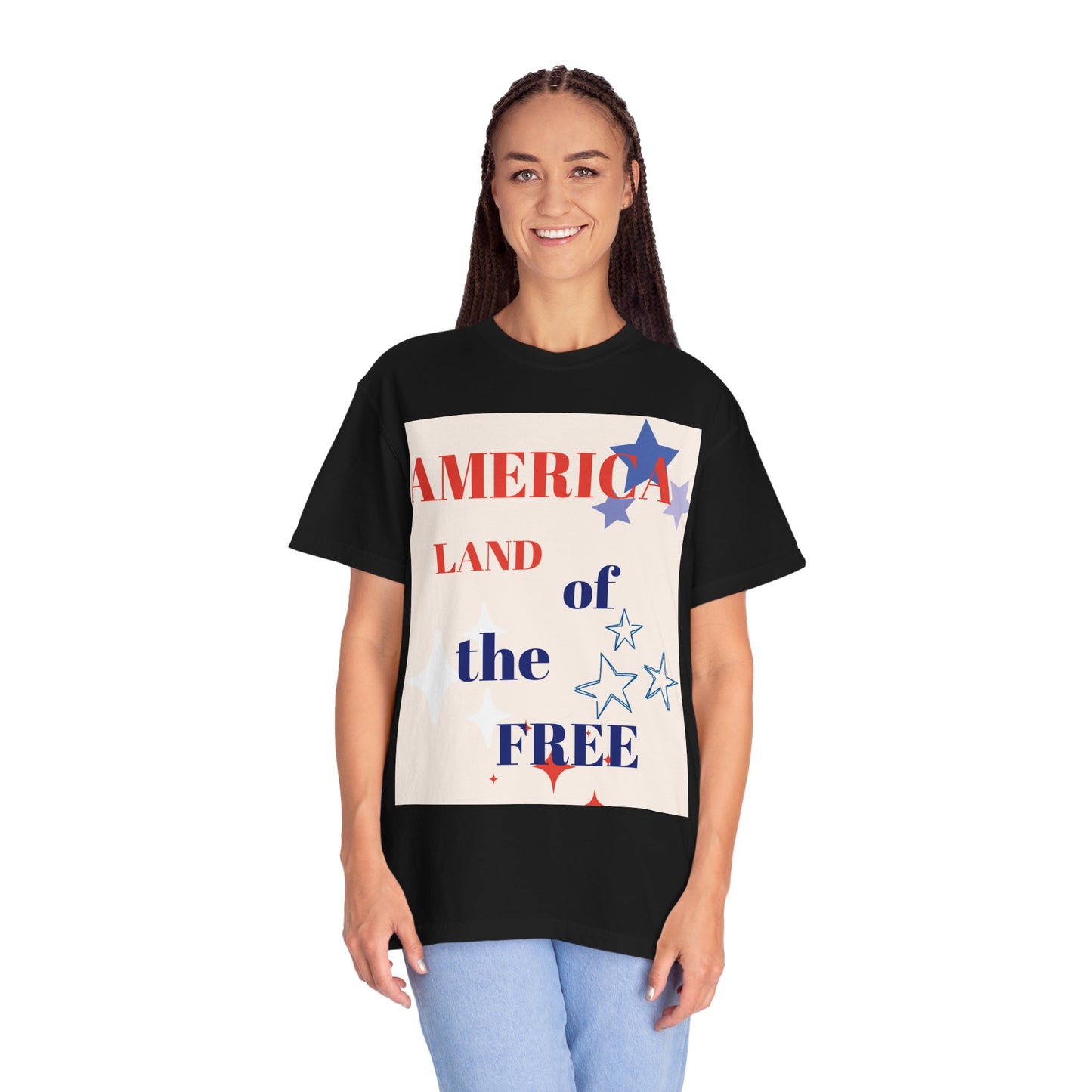 Patriotic Unisex T-Shirt - "America Land of the Free"
