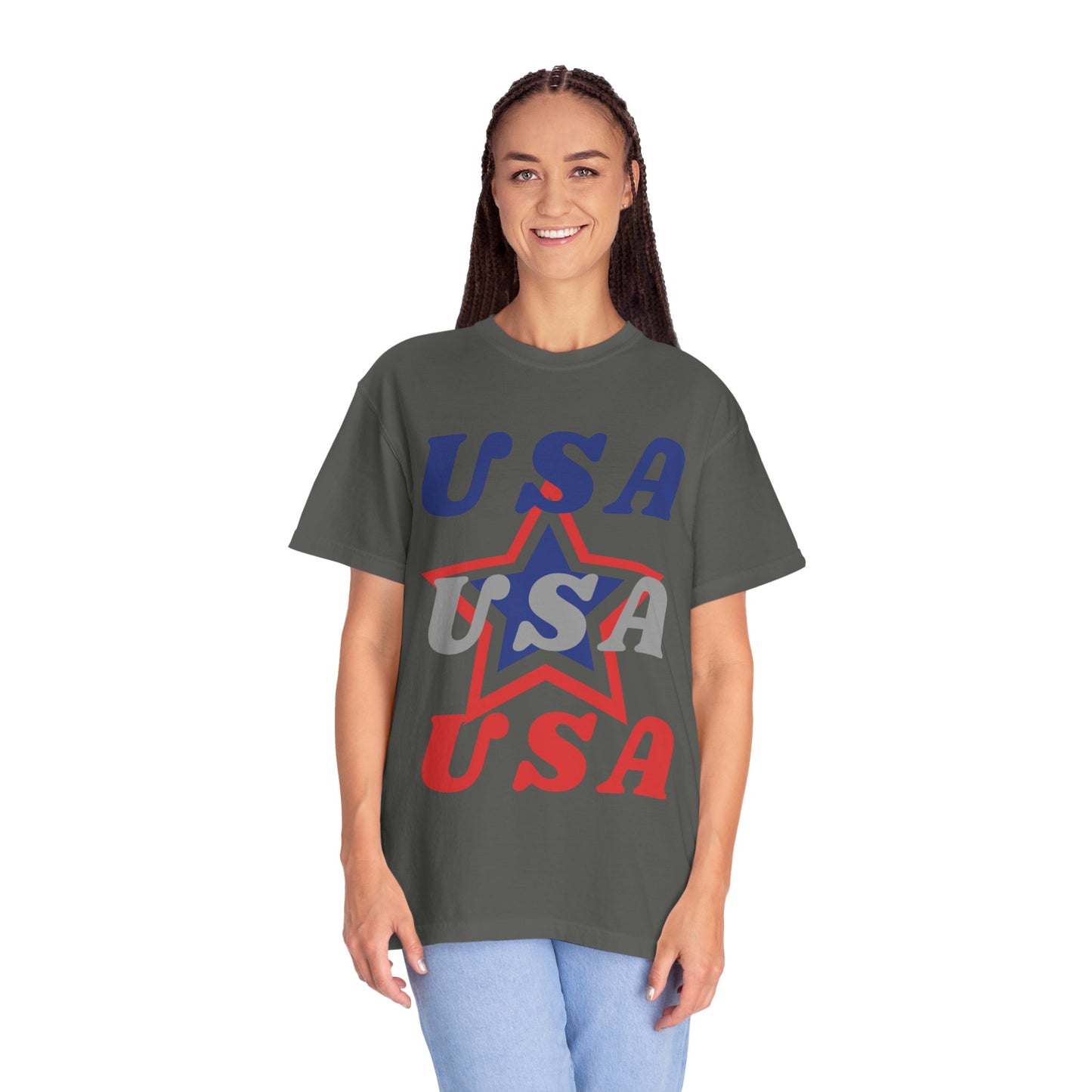 Patriotic USA Graphic T-Shirt