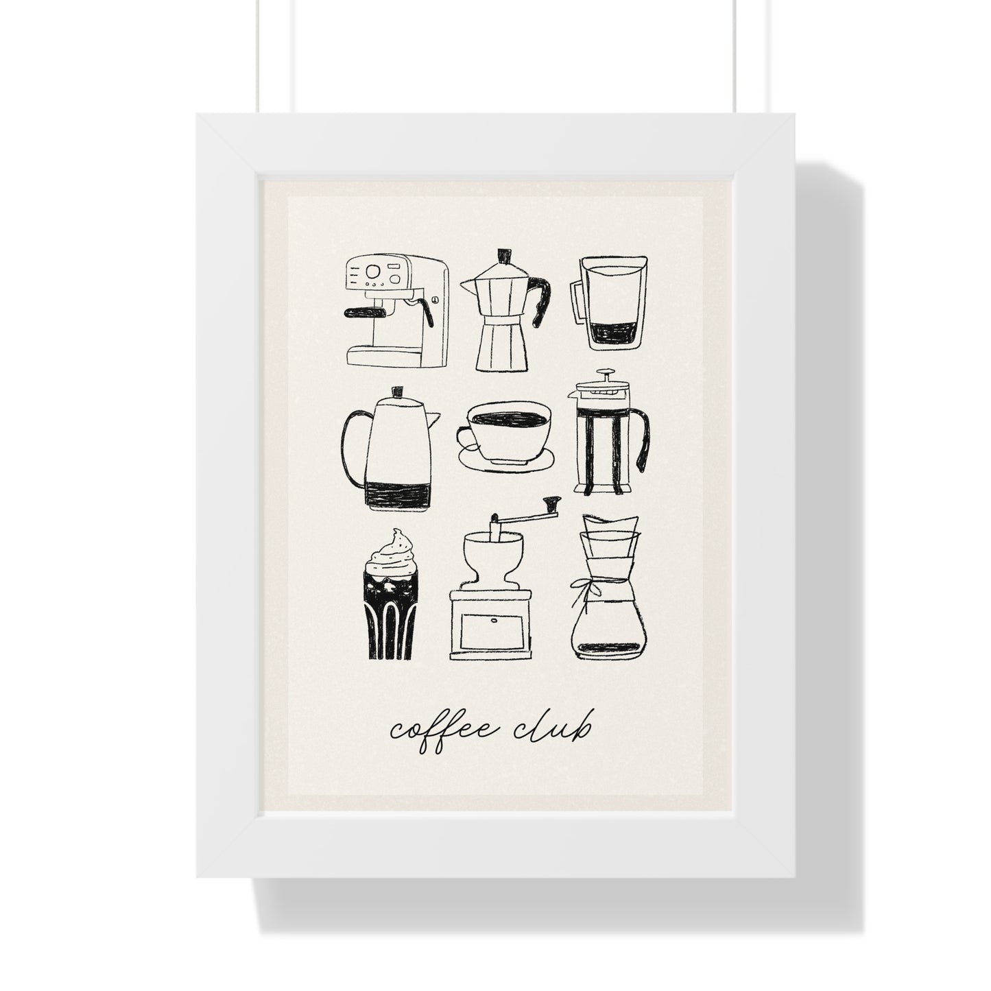 Framed Vertical Poster
