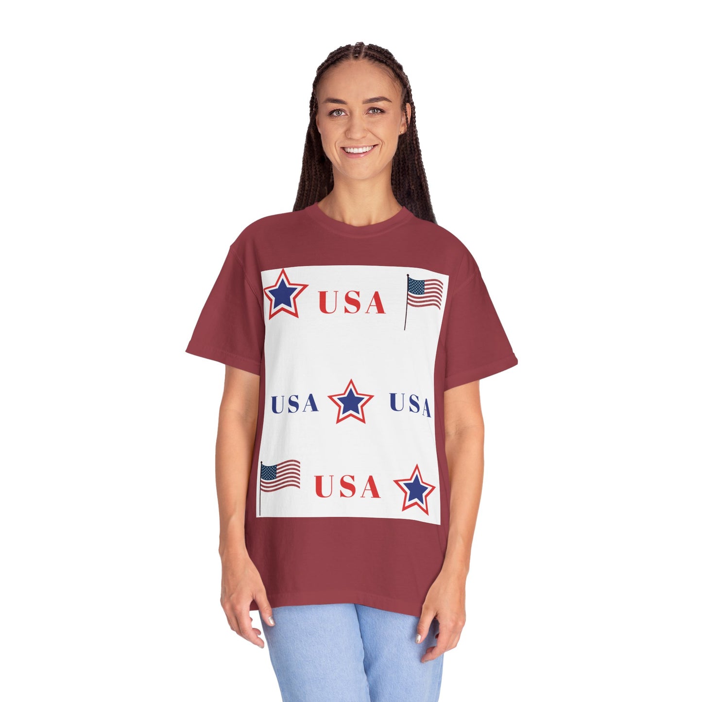 Patriotic USA Graphic T-Shirt