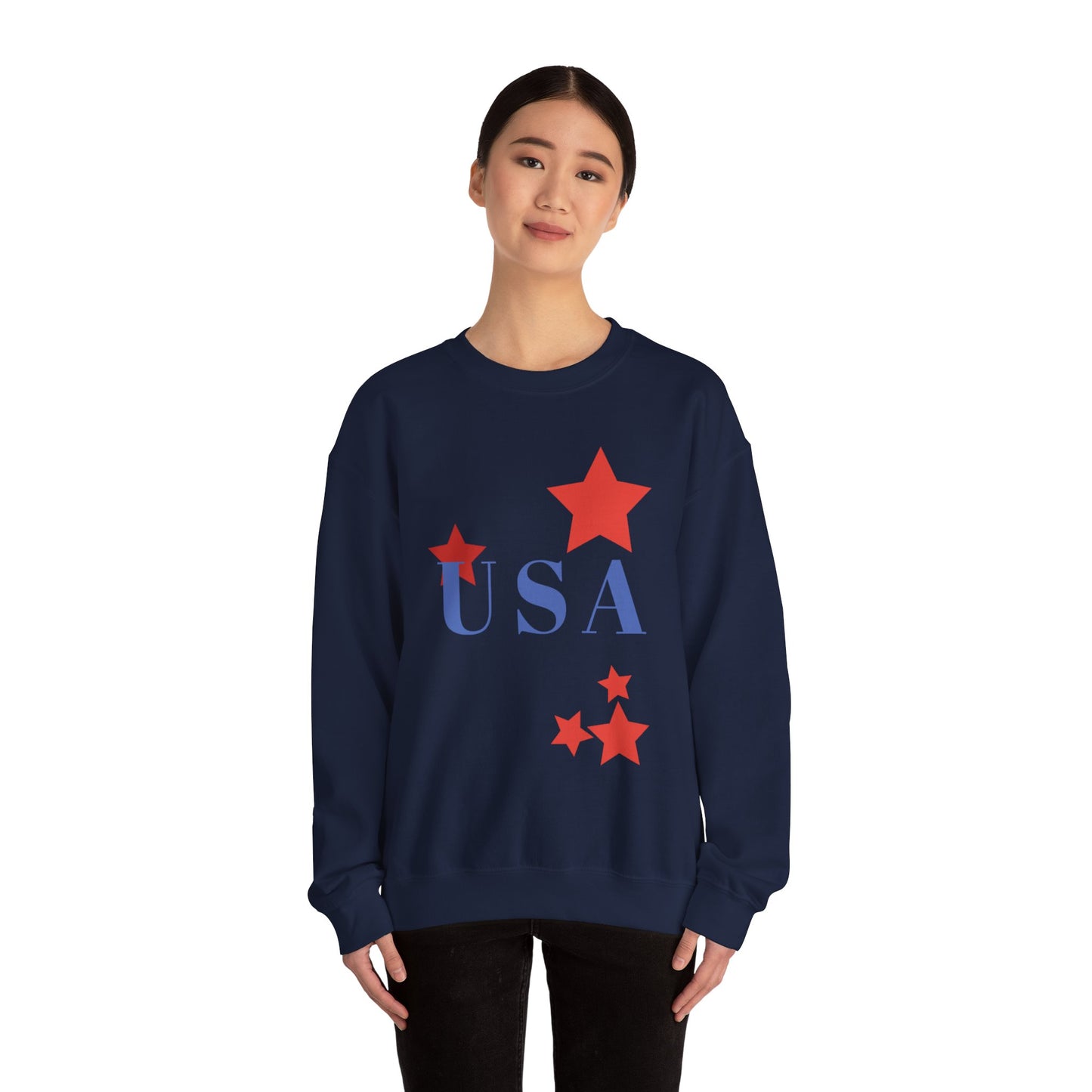 USA Stars Unisex Sweatshirt for Patriotic Celebrations