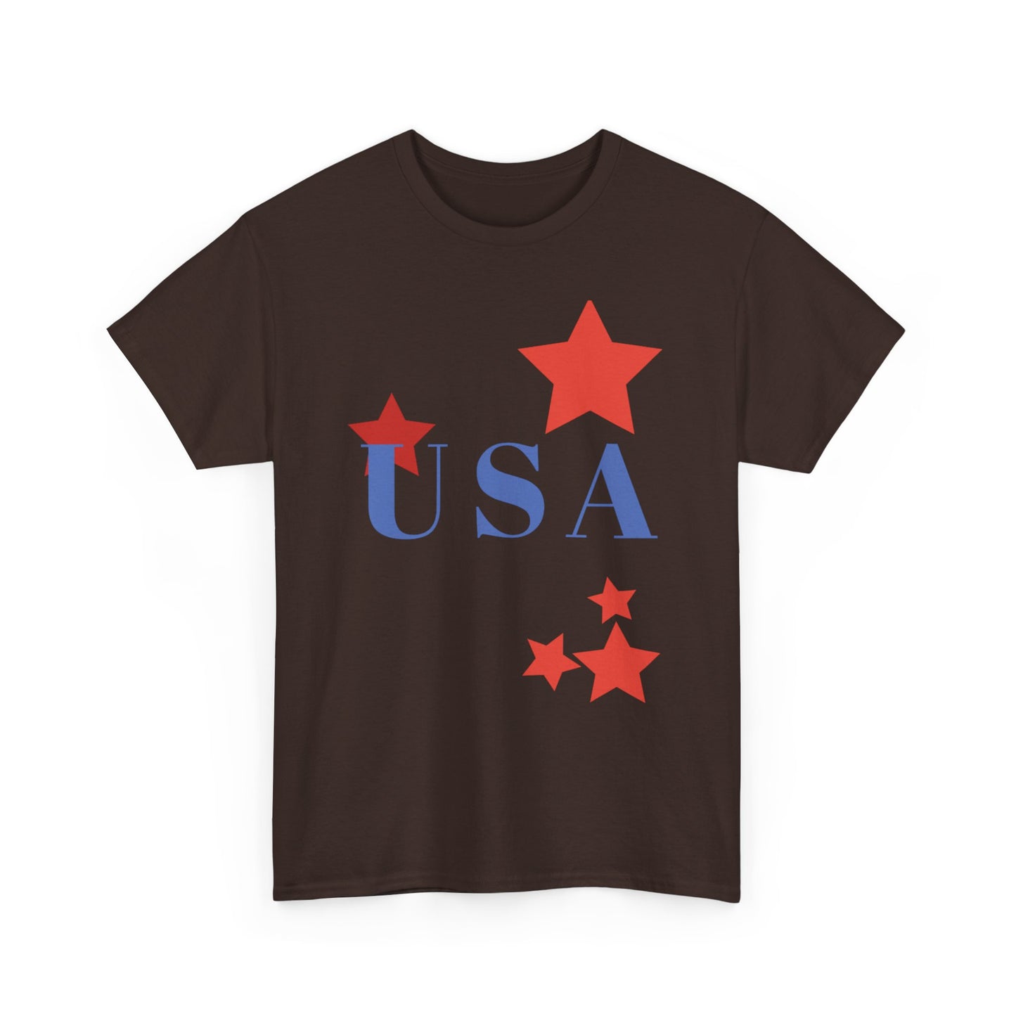 Celebrate Freedom Unisex Heavy Cotton Tee - USA Stars Design