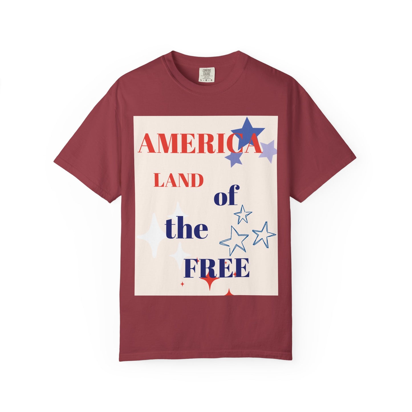 Patriotic Unisex T-Shirt - "America Land of the Free"